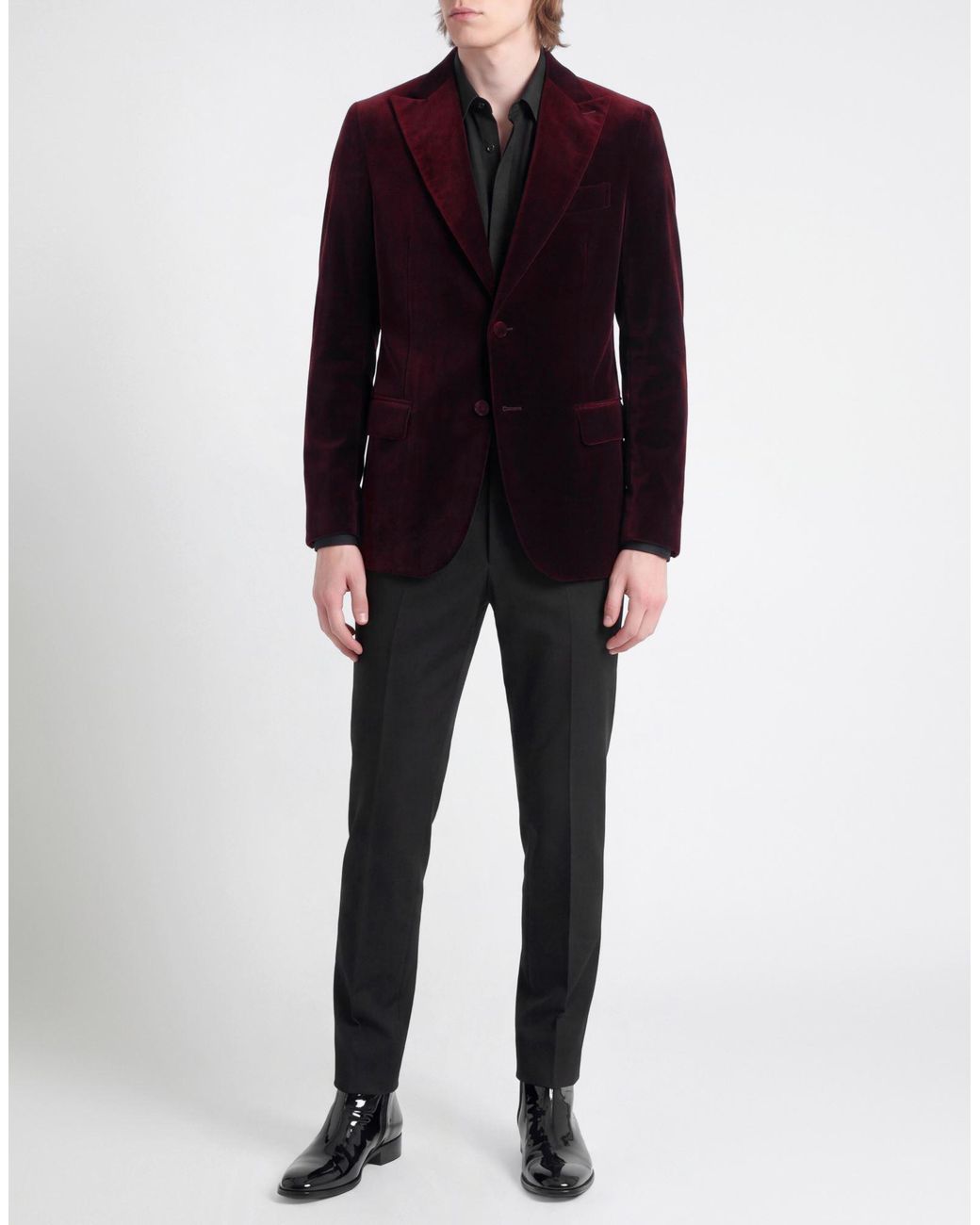 De Petrillo Purple Blazer for men