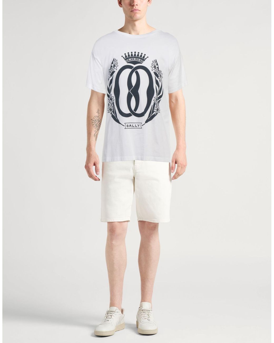Camiseta Bally de hombre de color Gray