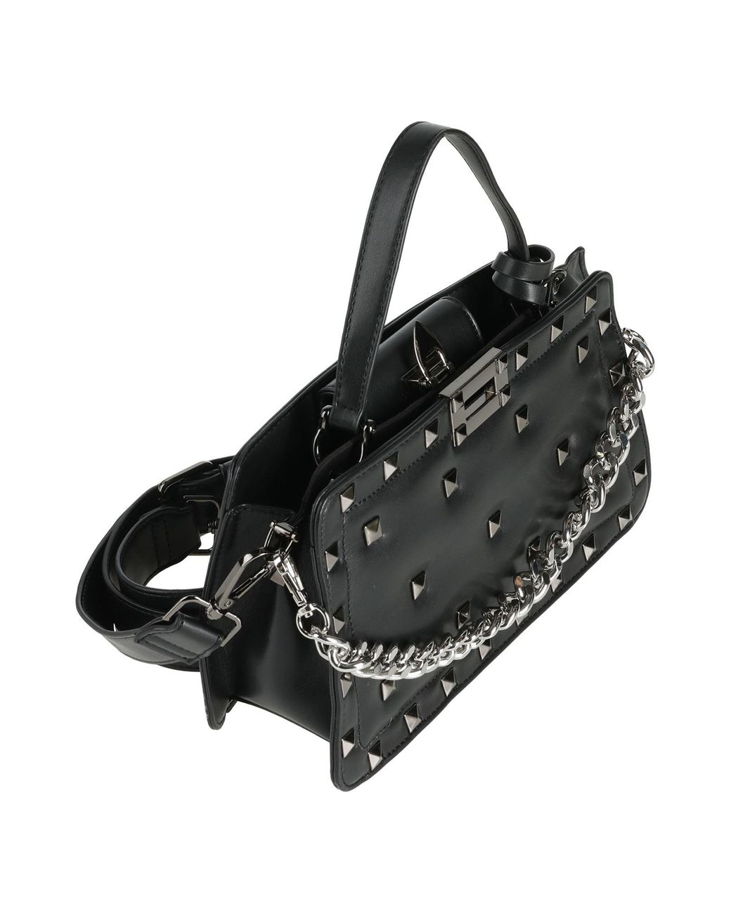 La Fille Des Fleurs Black Handbag