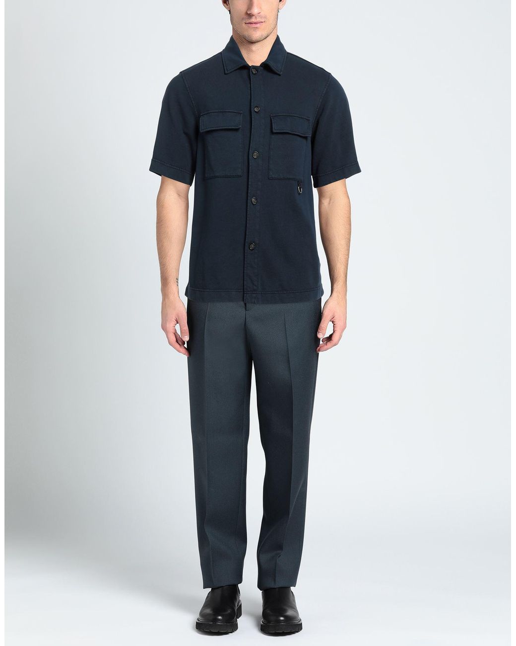 Paolo Pecora Blue Shirt for men