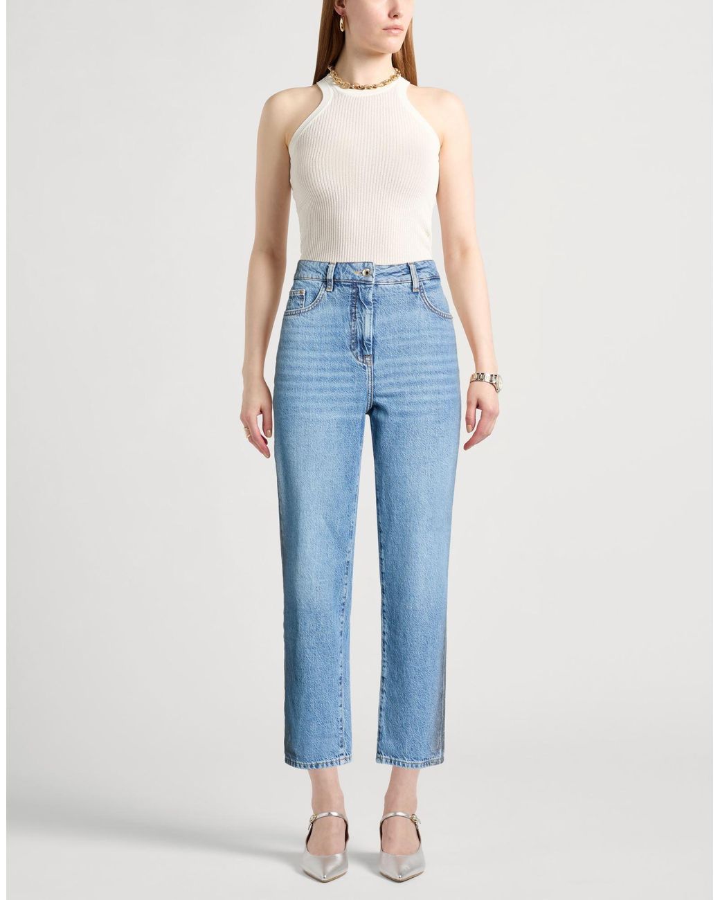 Patrizia Pepe Blue Jeans Cotton