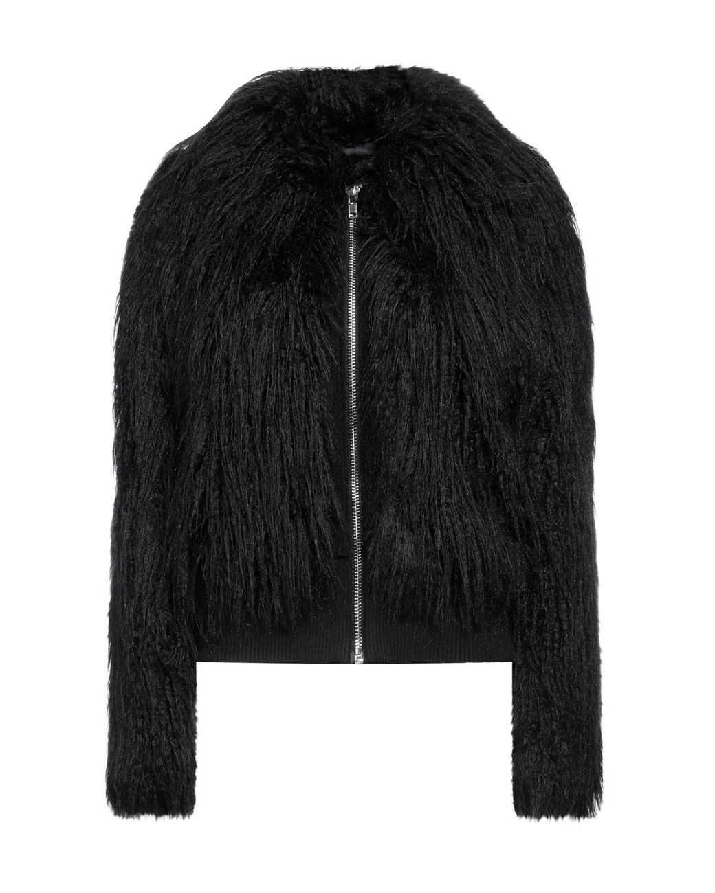 Boutique Moschino Black Shearling & Teddy