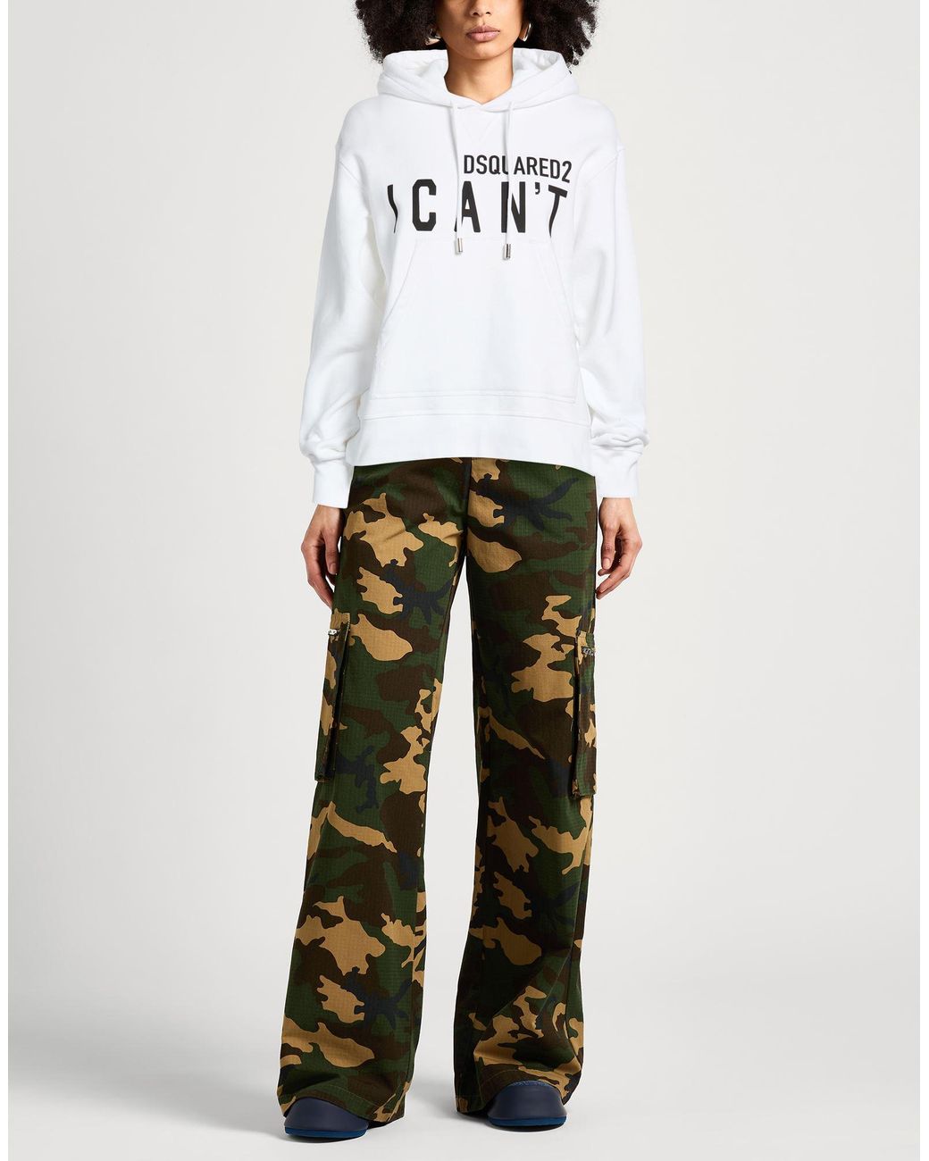 DSquared² Gray Sweatshirt Cotton, Elastane