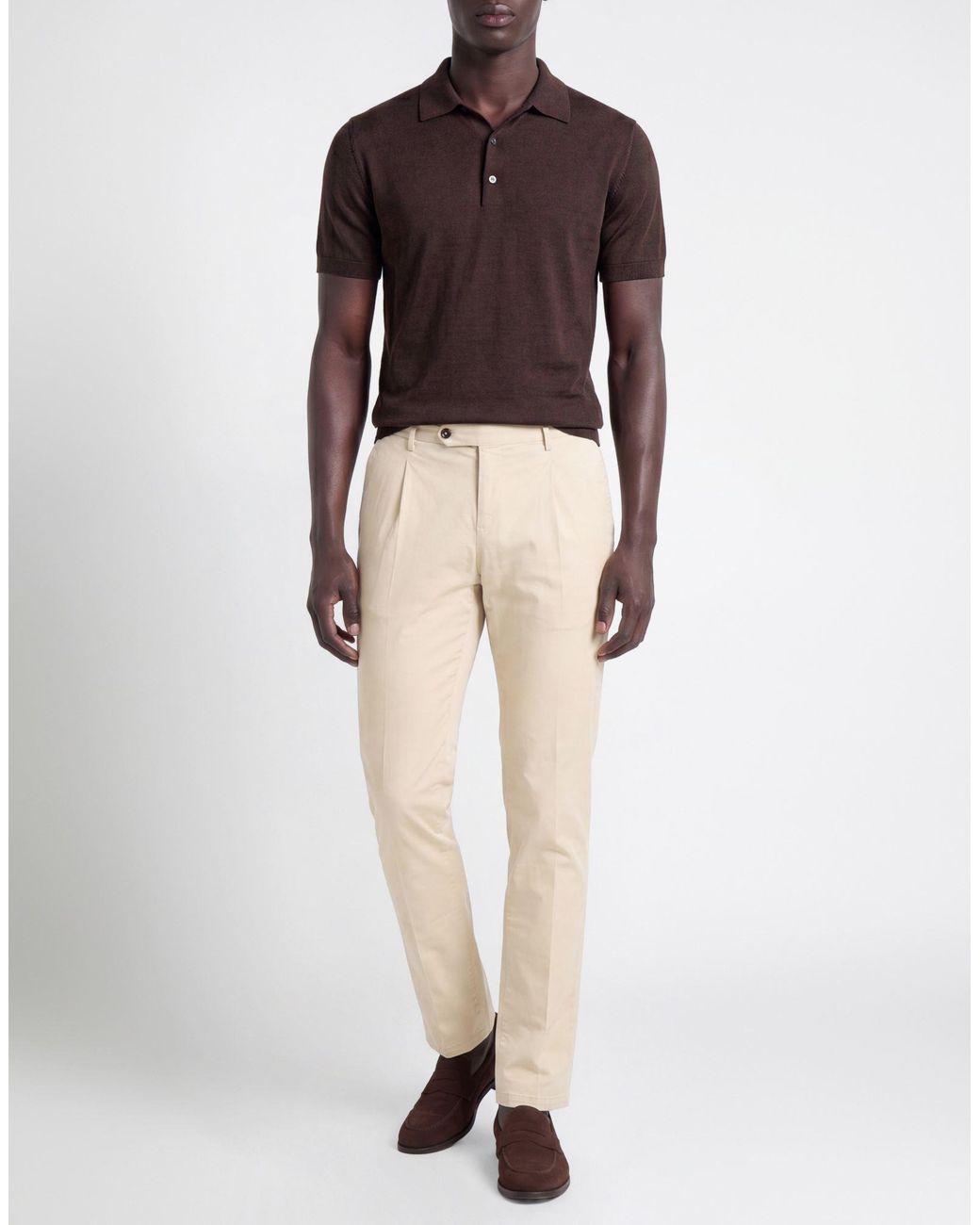 PT Torino Natural Pants Cotton, Elastane for men