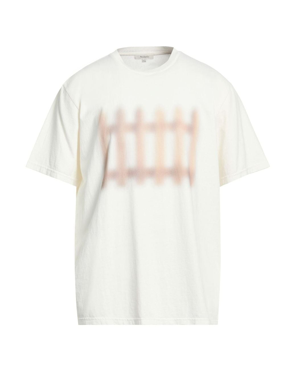 J.W. Anderson White Ivory T-Shirt Cotton for men