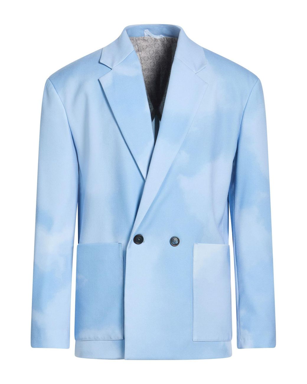 Imperial Blue Light Blazer Polyester, Viscose, Elastane for men