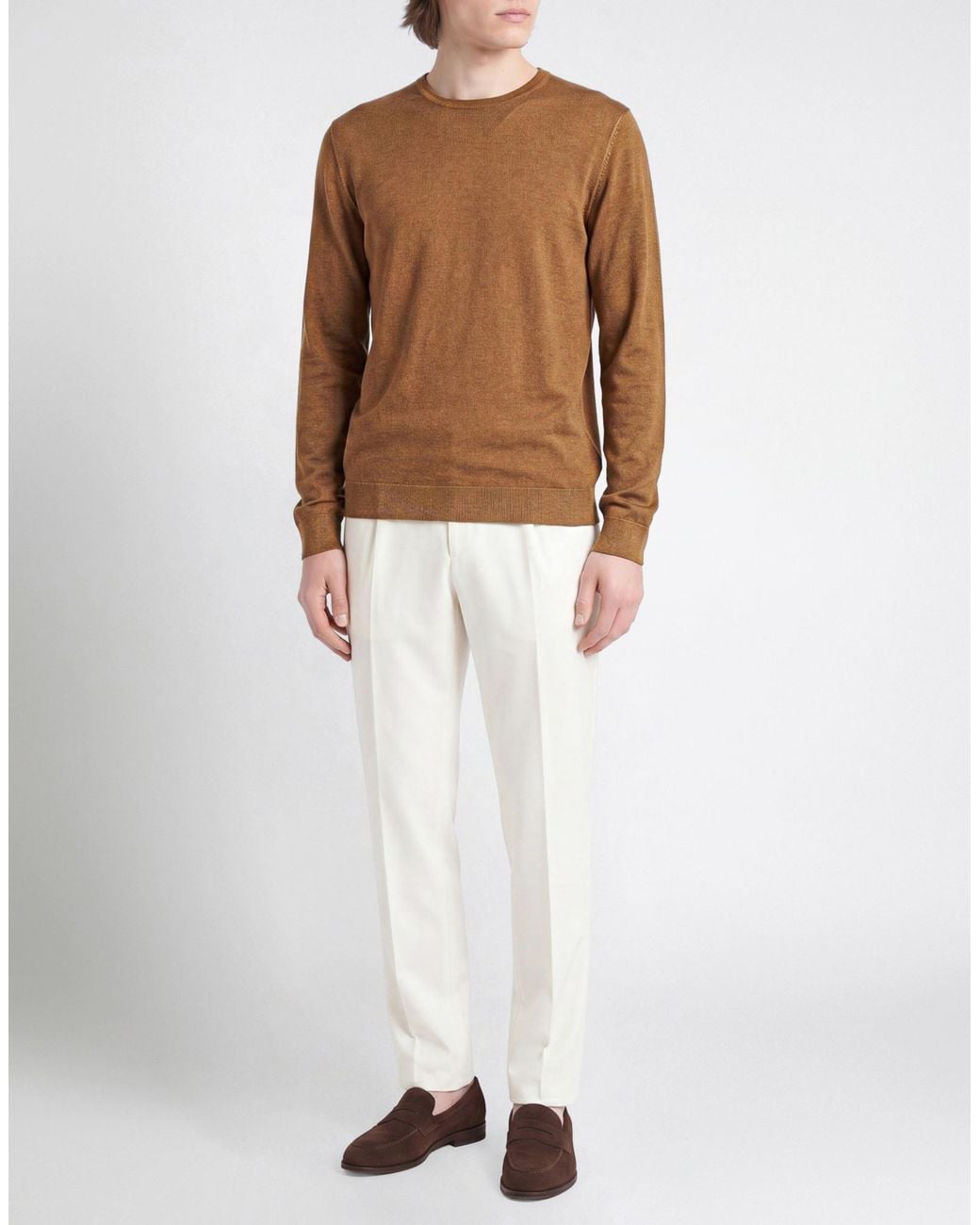 Daniele Fiesoli Brown Jumper for men