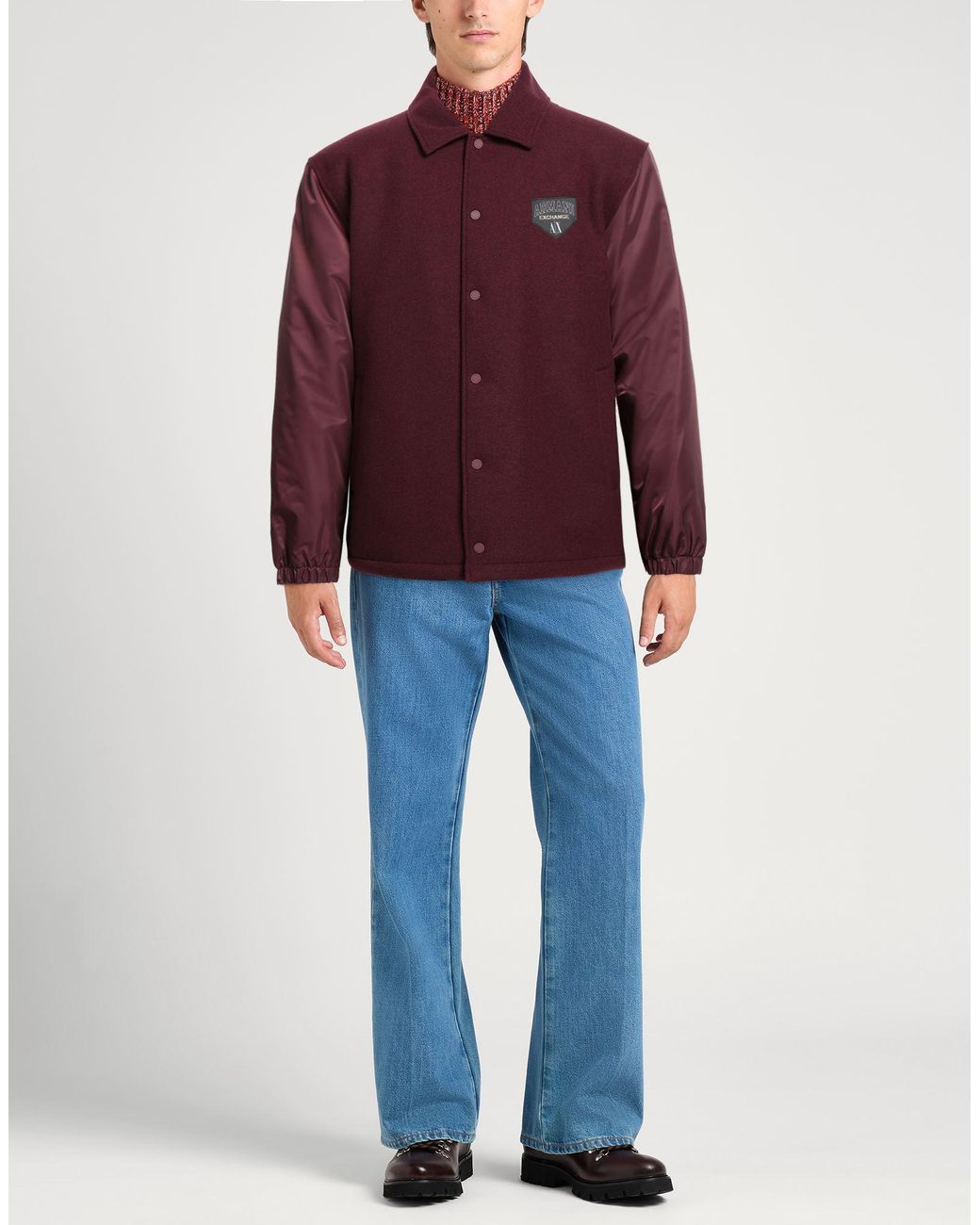 ARMANI EXCHANGE Purple Jacket for men