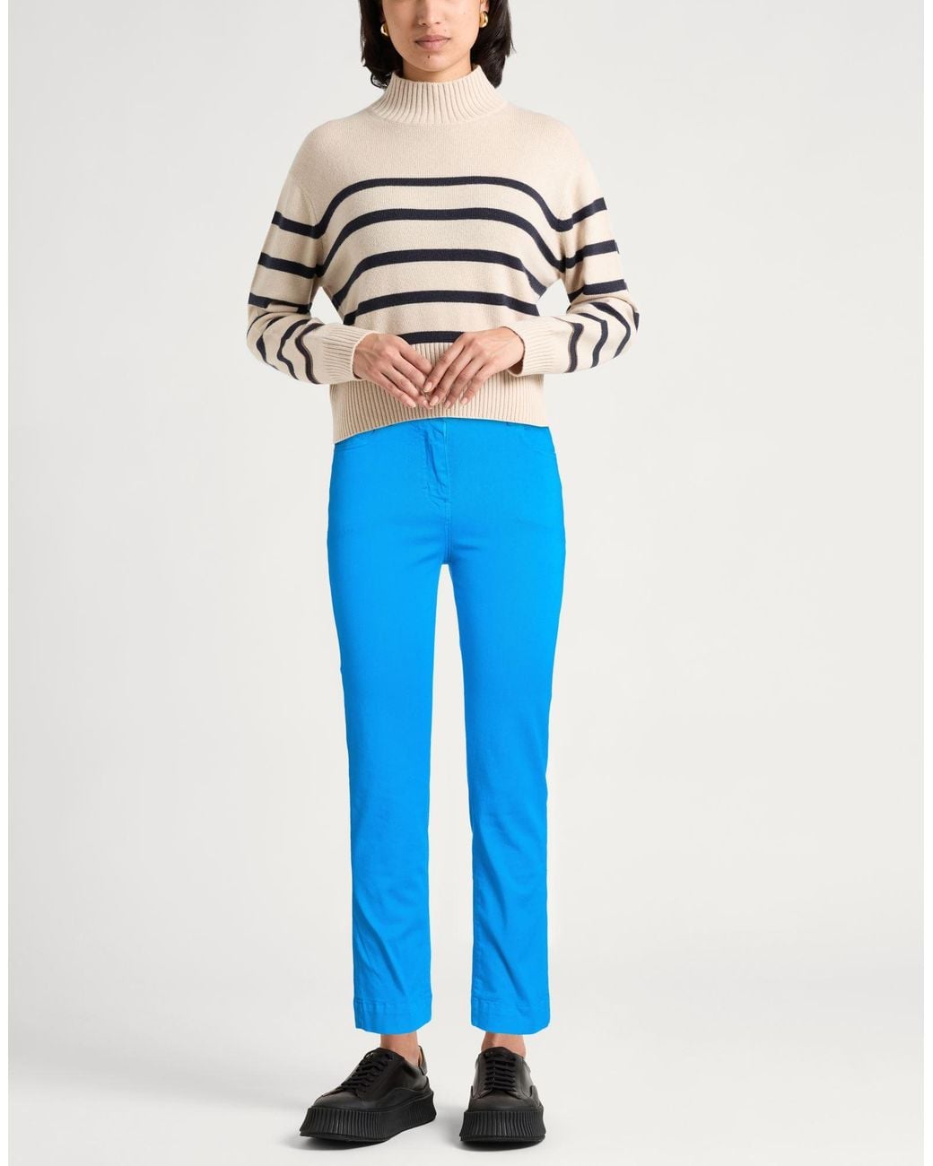 Semicouture Blue Trouser