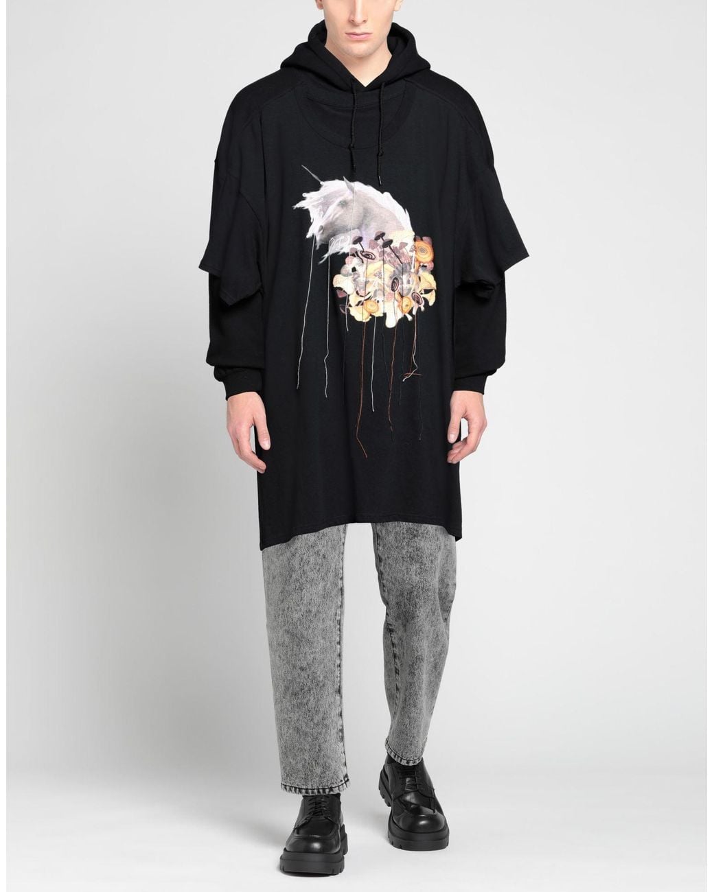 WESTFALL Blue Sweatshirt Cotton, Polyester for men
