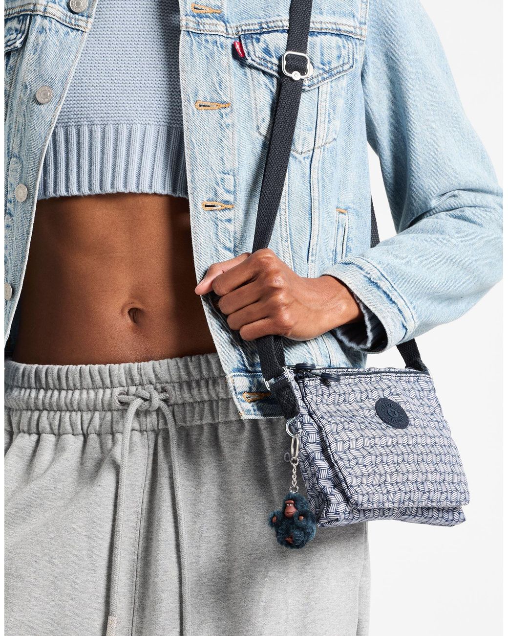 Kipling Blue Midnight Cross-Body Bag Polyester