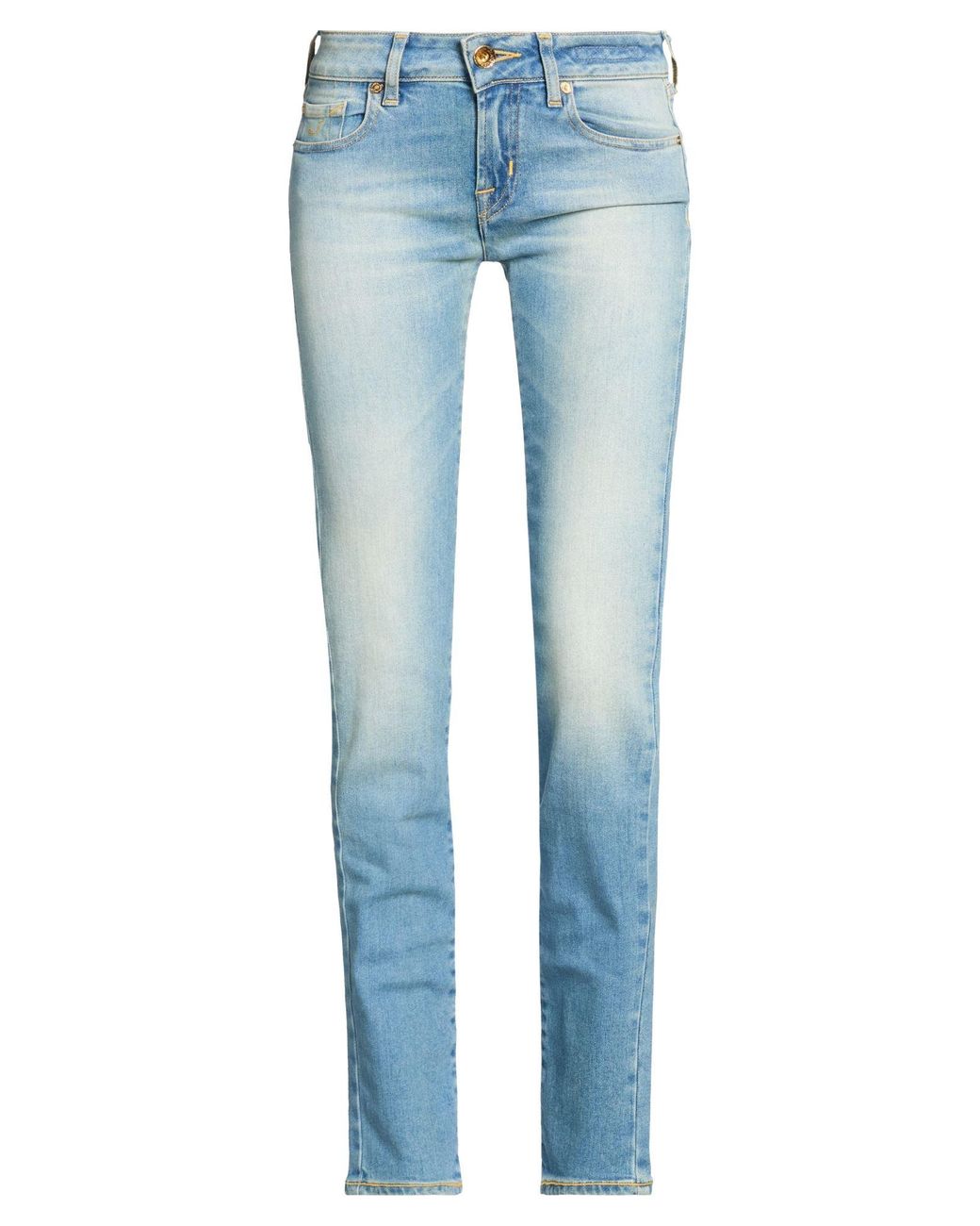 Jacob Cohen Blue Jeans Cotton, Elastomultiester, Elastane