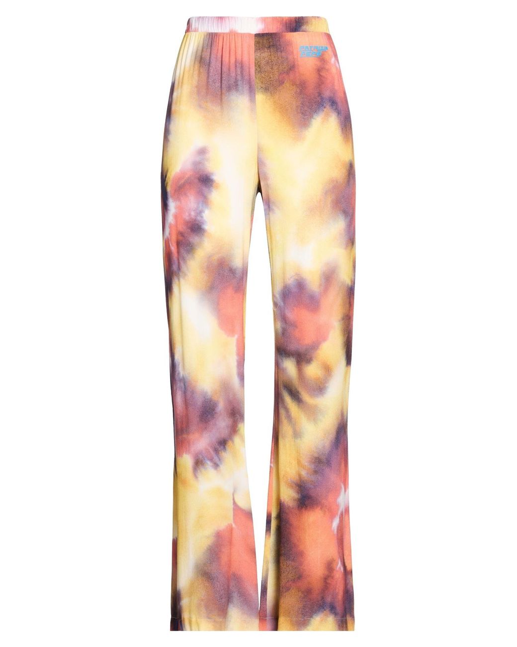 Patrizia Pepe Orange Pants Viscose