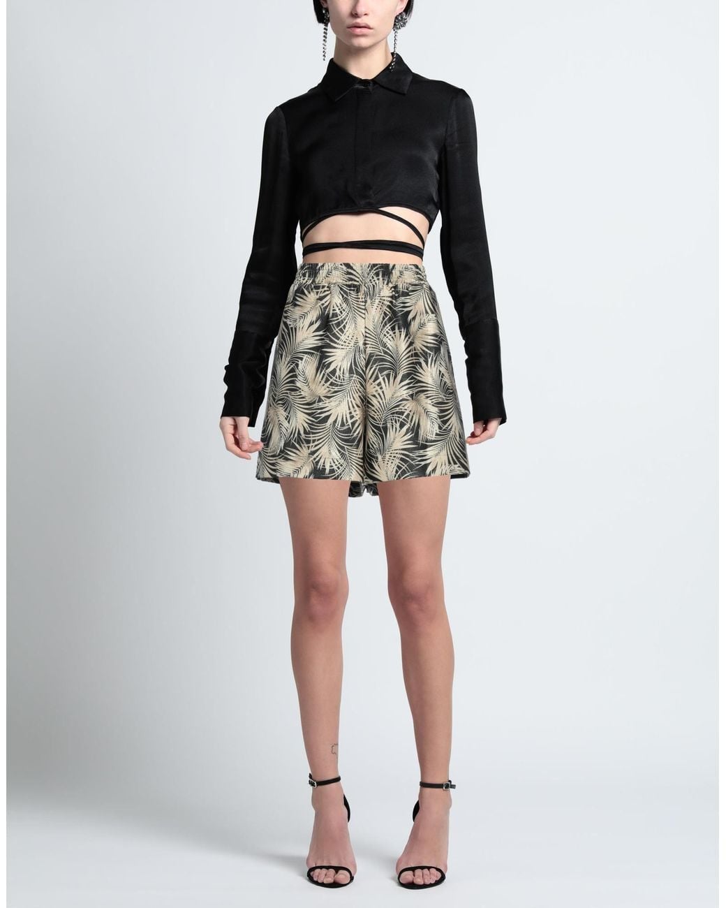 Fisico Gray Shorts & Bermuda Shorts