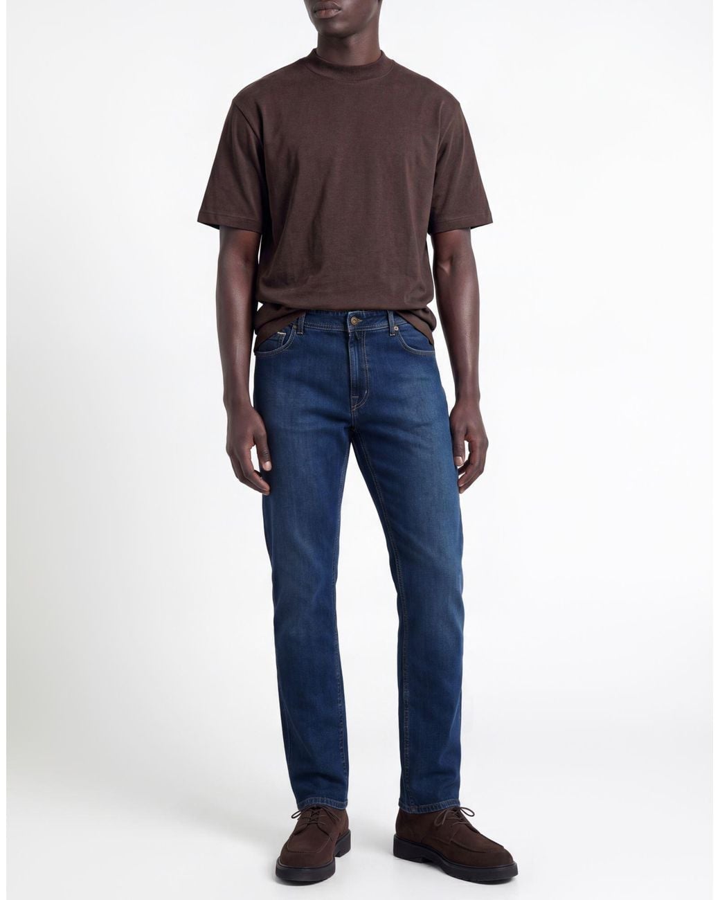 Briglia 1949 Blue Dnm Jeans Cotton, Elastane for men