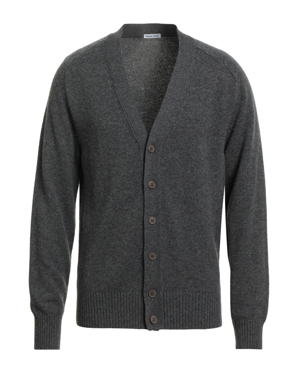 Tomas Maier Cardigan Cashmere in Gray for Men | Lyst