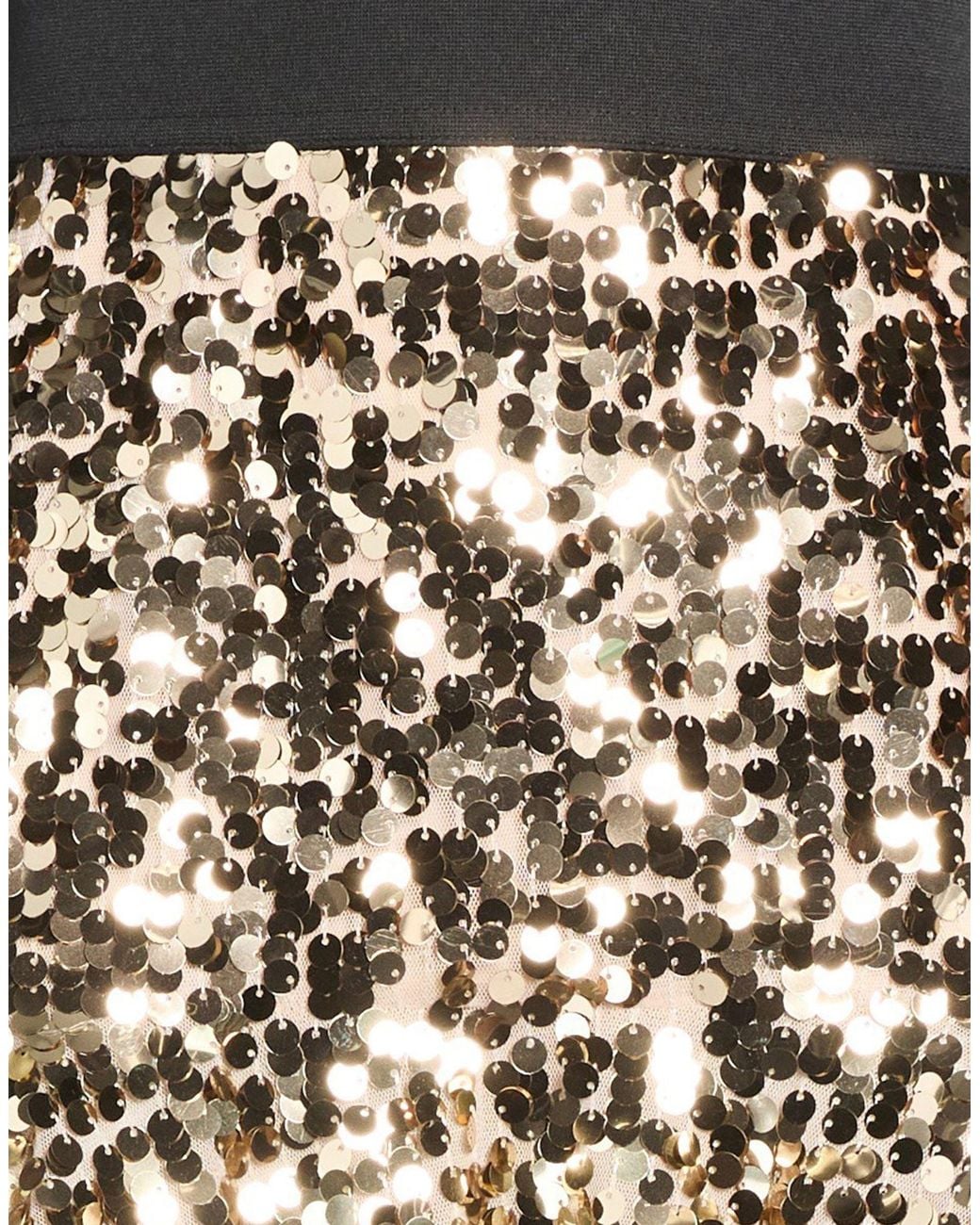 Dolce & Gabbana Metallic Mini Skirt Polyester