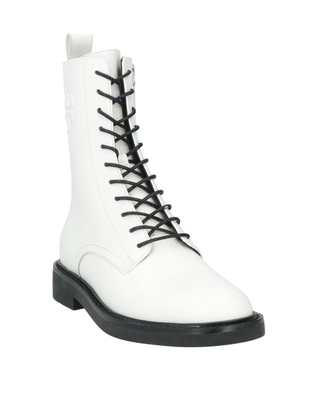 Tory Burch White Ankle Boots