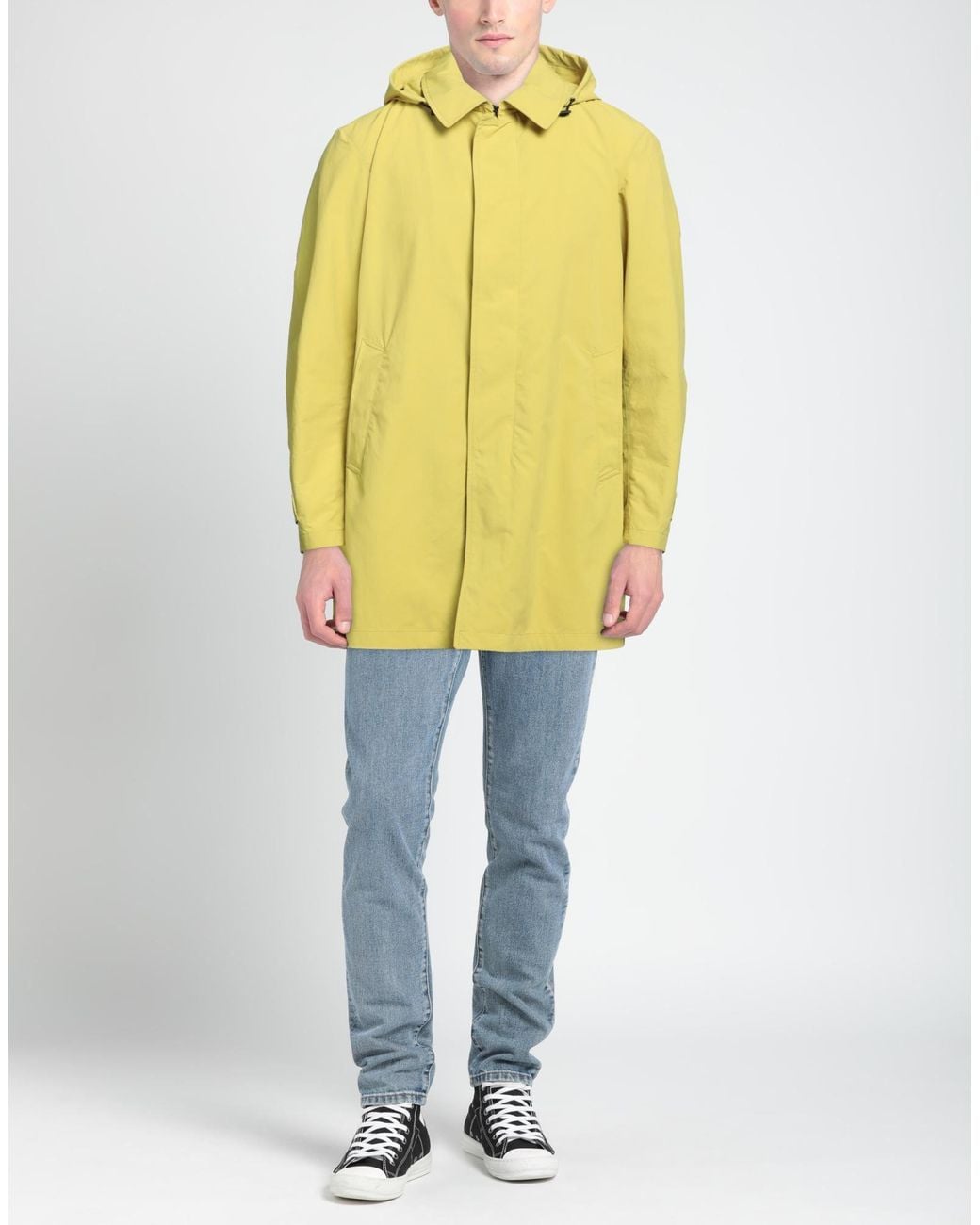 Herno Yellow Overcoat & Trench Coat for men