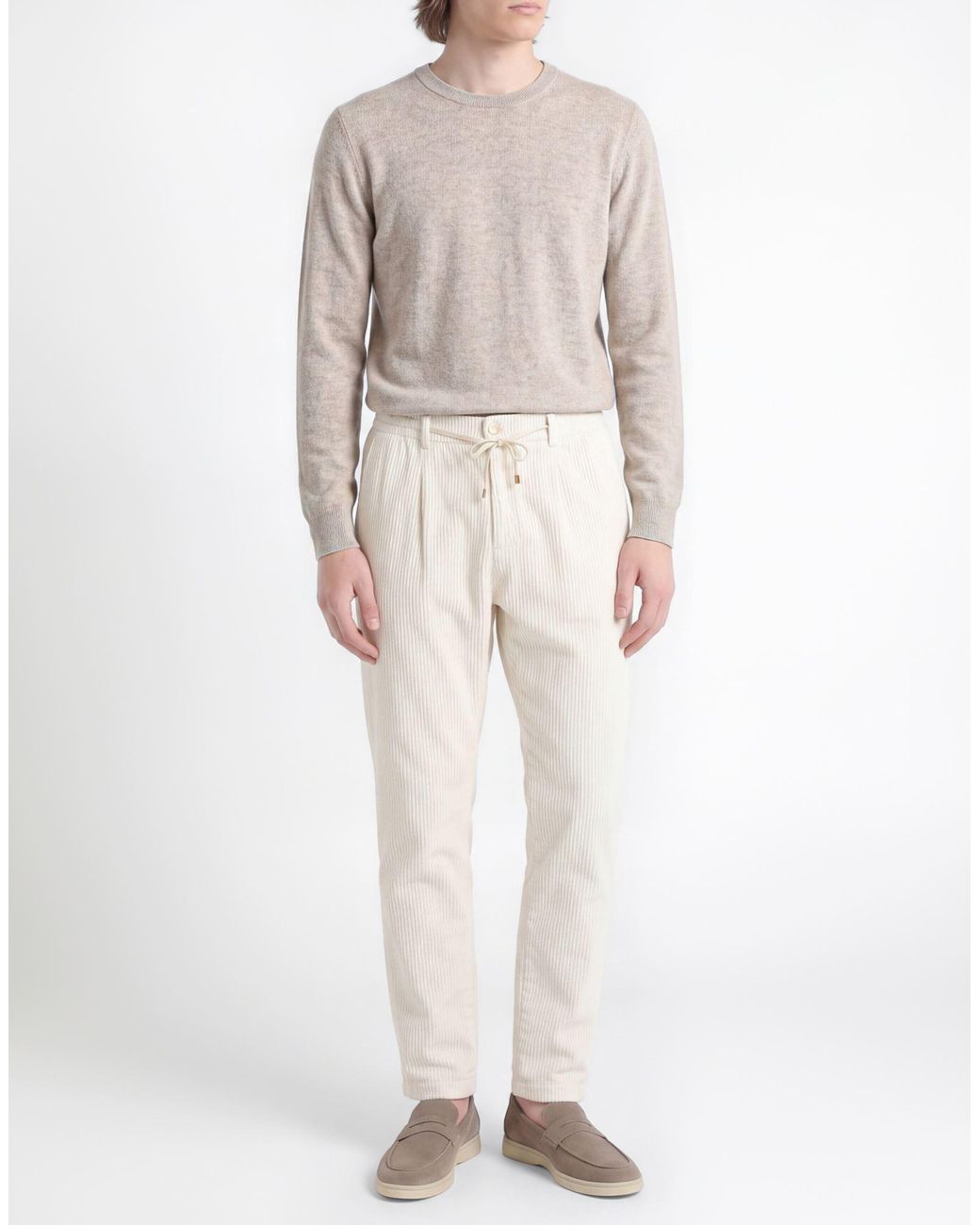 Pantalone di Cruna in Natural da Uomo