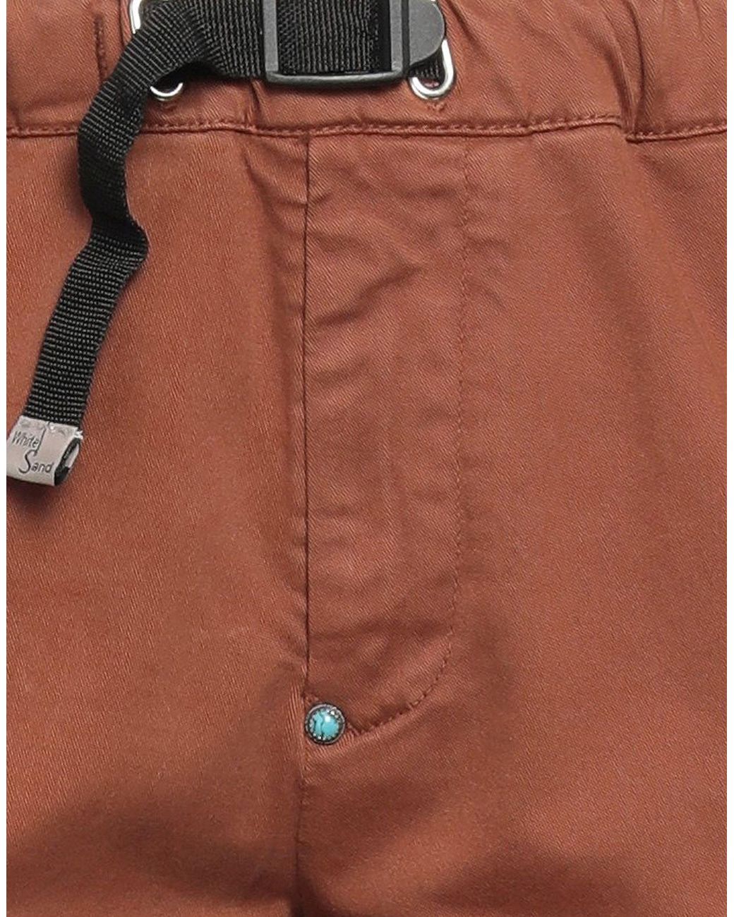 White Sand Brown Pants
