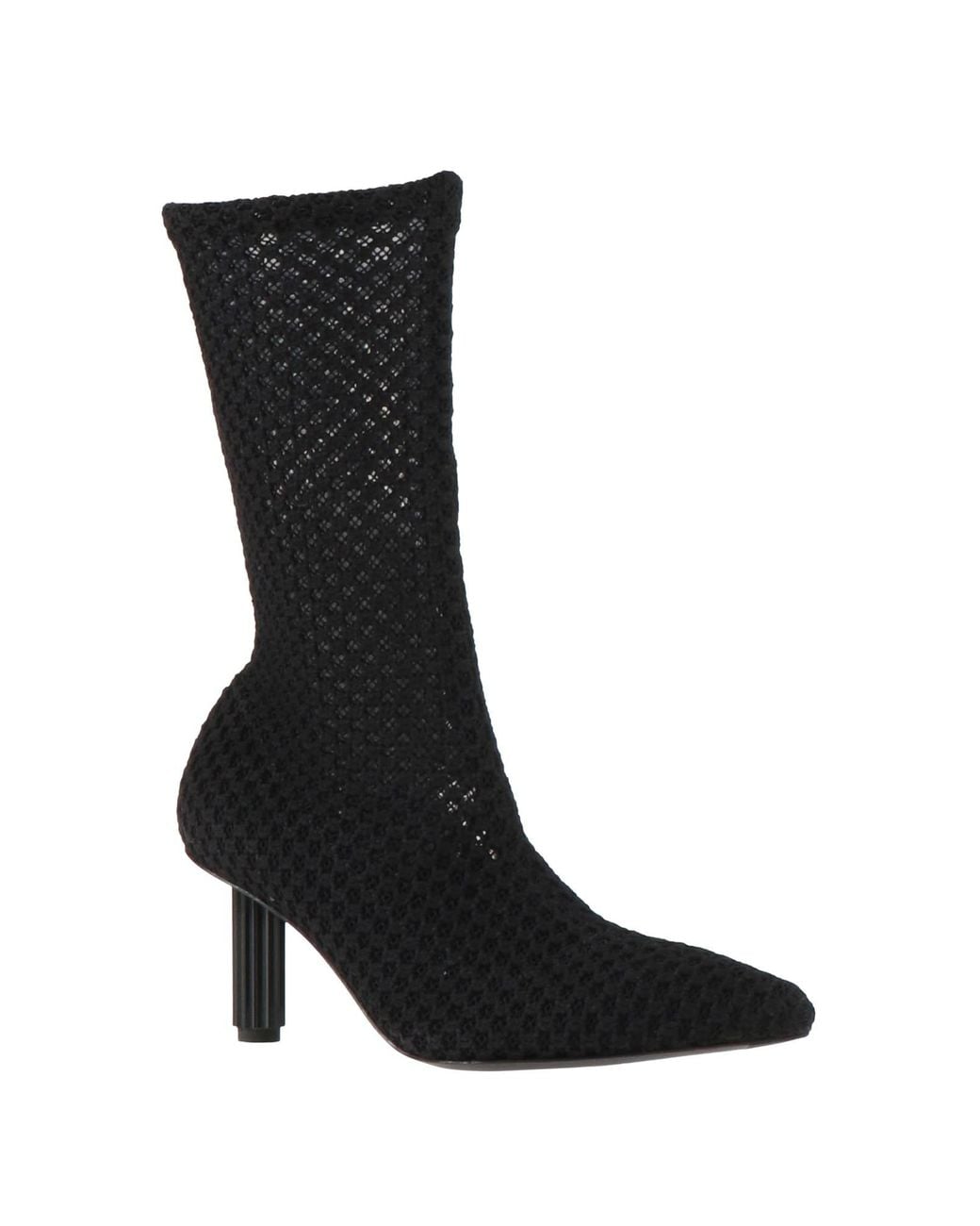 Agl Attilio Giusti Leombruni Black Ankle Boots Textile Fibers