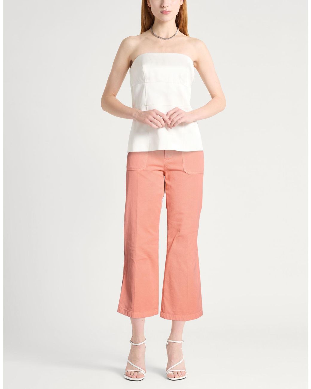 Chloé Pink Pants Cotton
