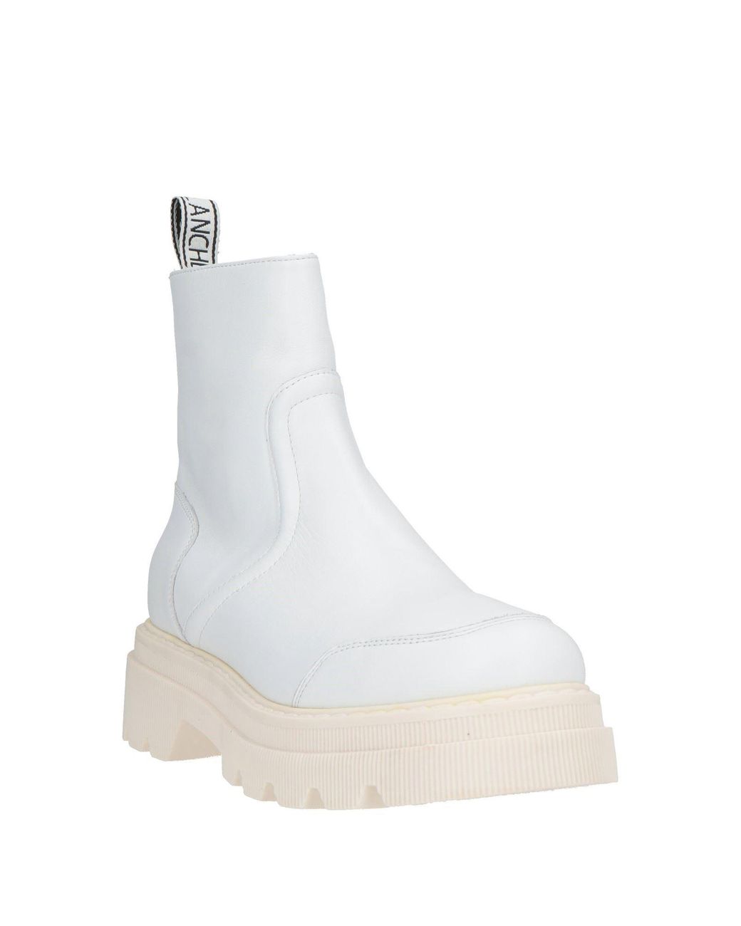 Voile Blanche White Ankle Boots