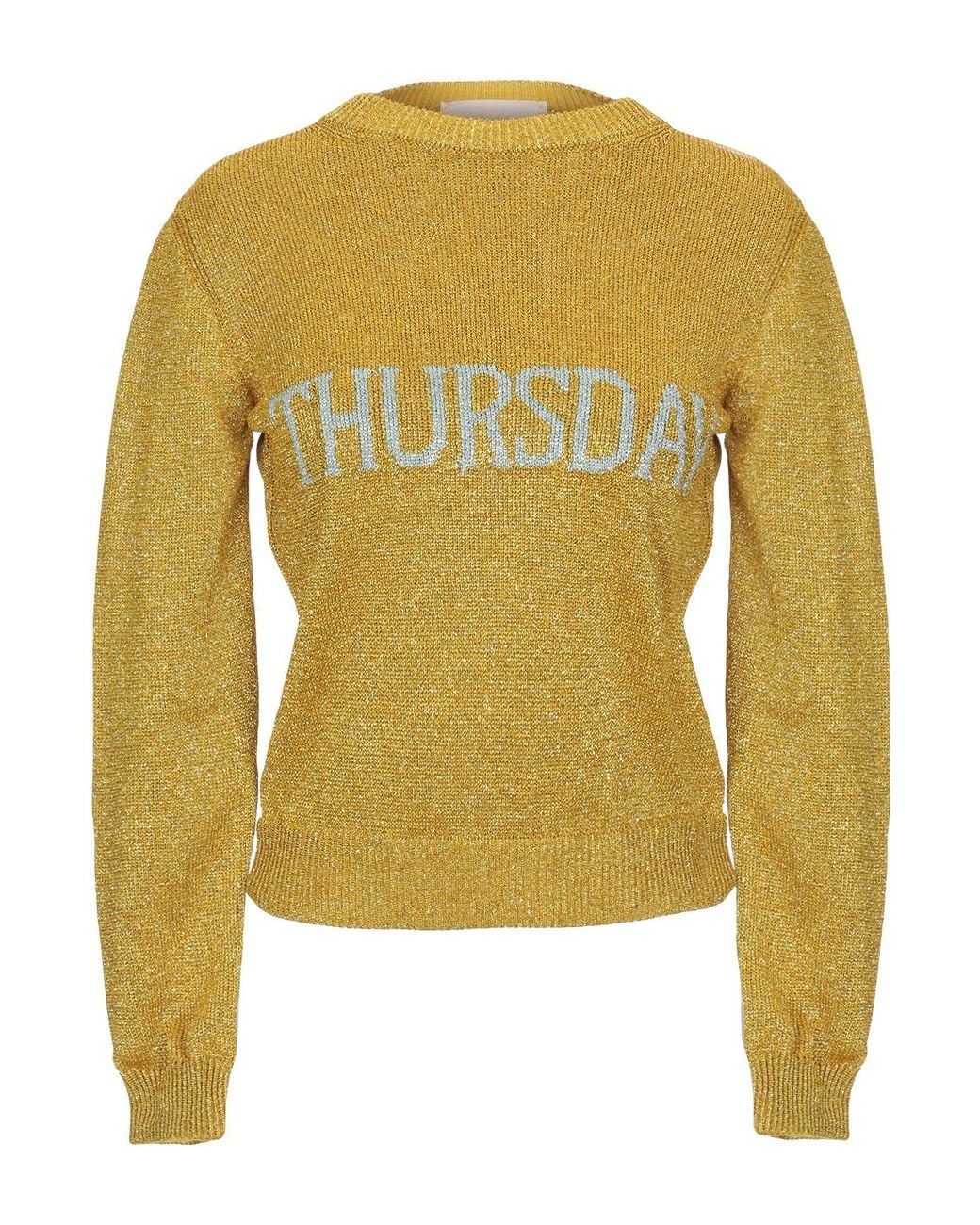 Alberta Ferretti Yellow Sweater Polyamide, Elastane, Polyester, Virgin Wool