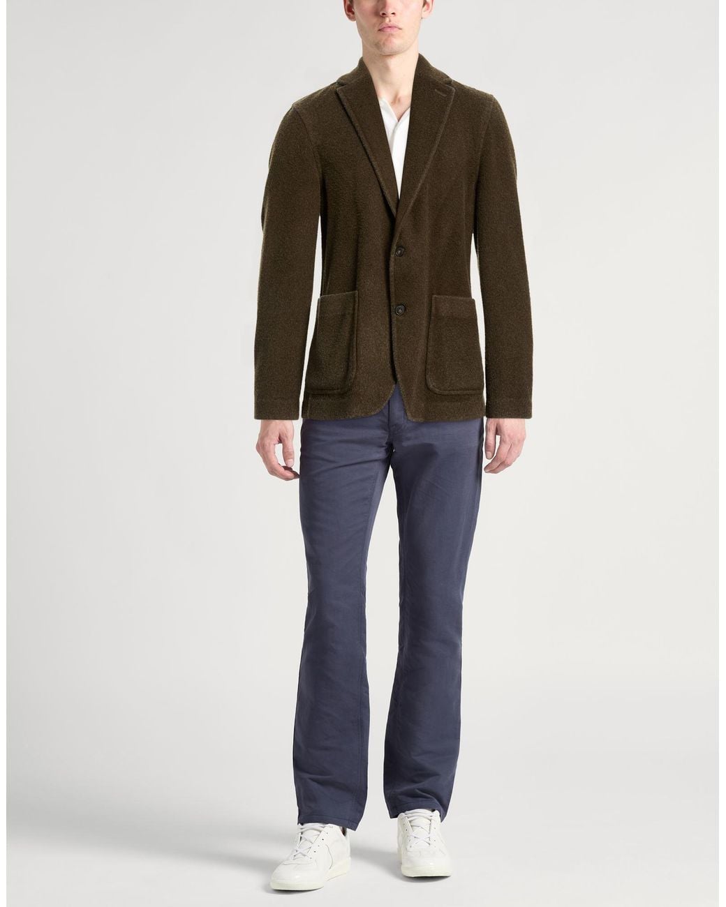 Circolo 1901 Green Military Blazer Virgin Wool, Polyamide for men