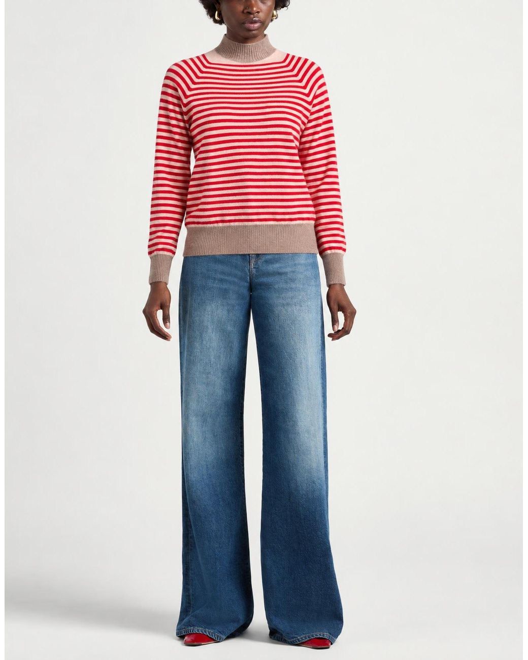 ViCOLO Red Turtleneck
