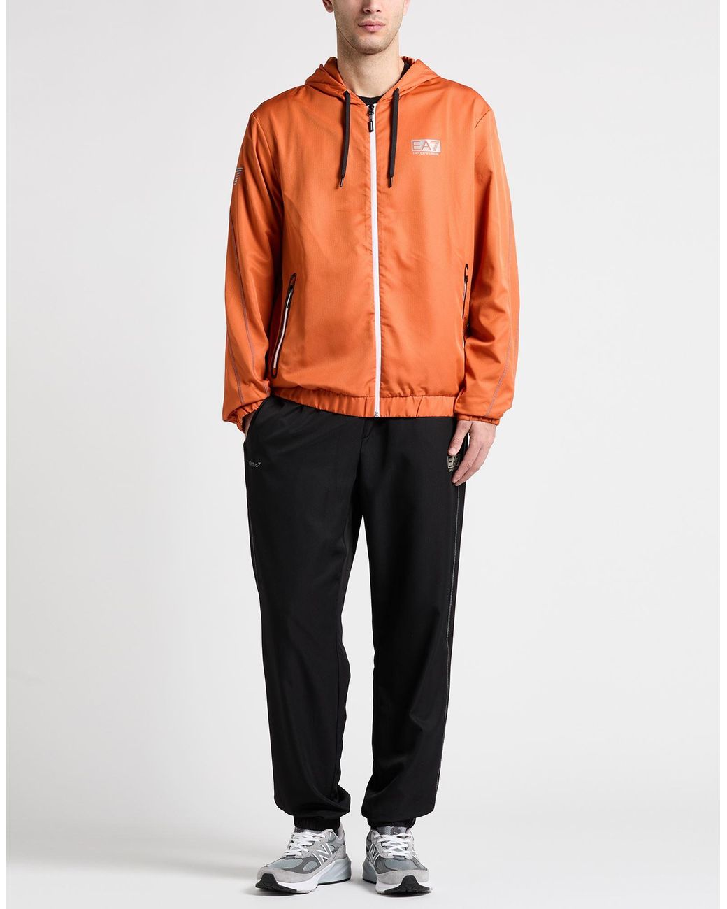 EA7 Orange Tracksuit for men