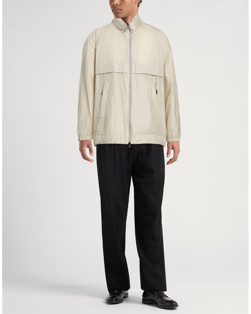 Moncler Natural Jacket Polyamide for men