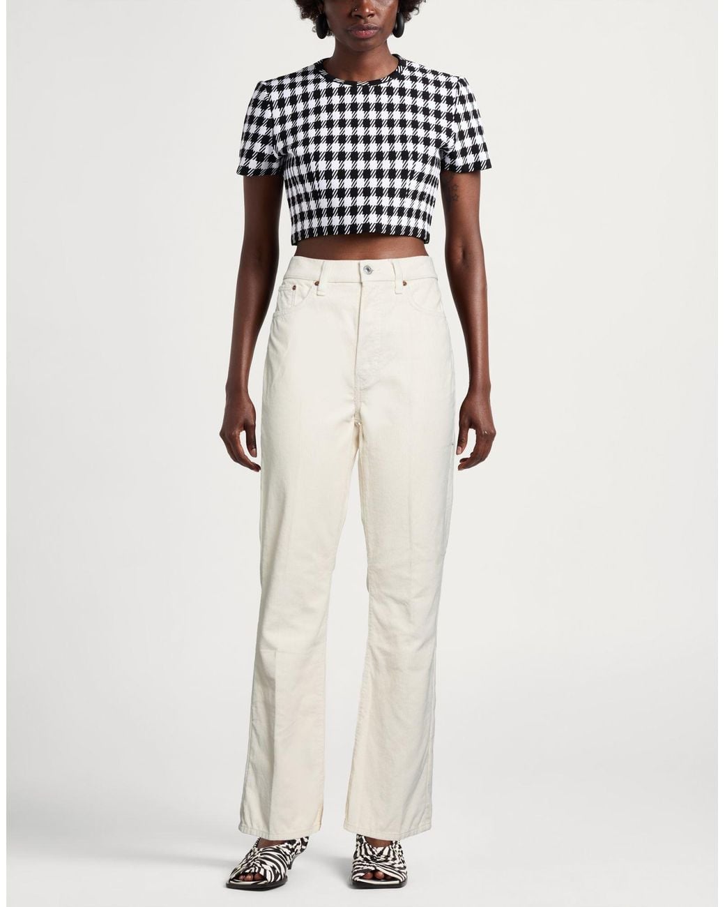 Re/done White Trouser