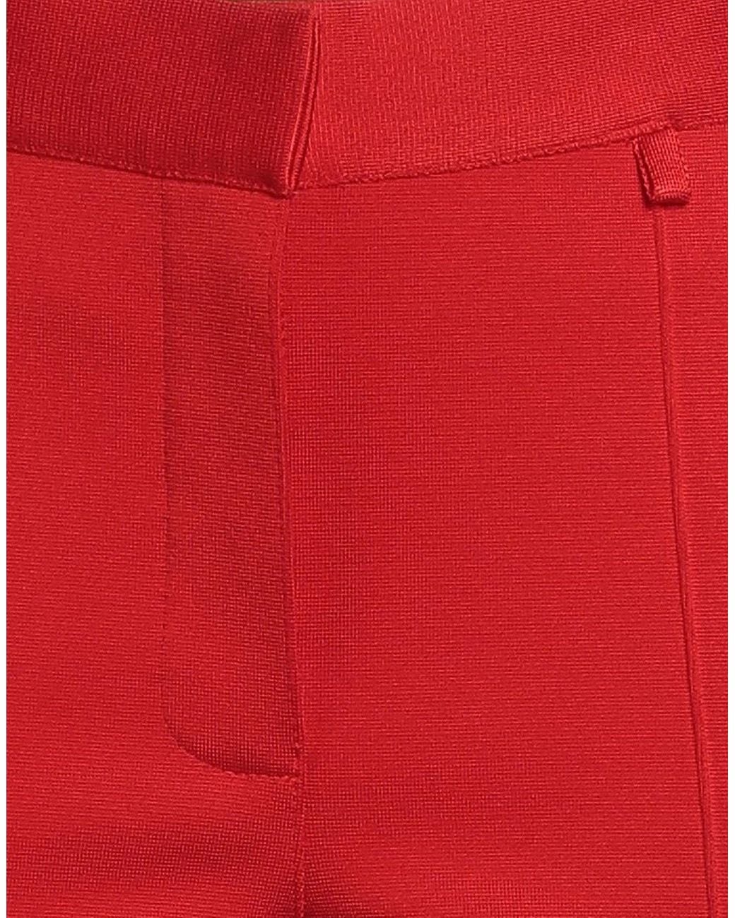Givenchy Red Pants Viscose, Polyamide, Elastane