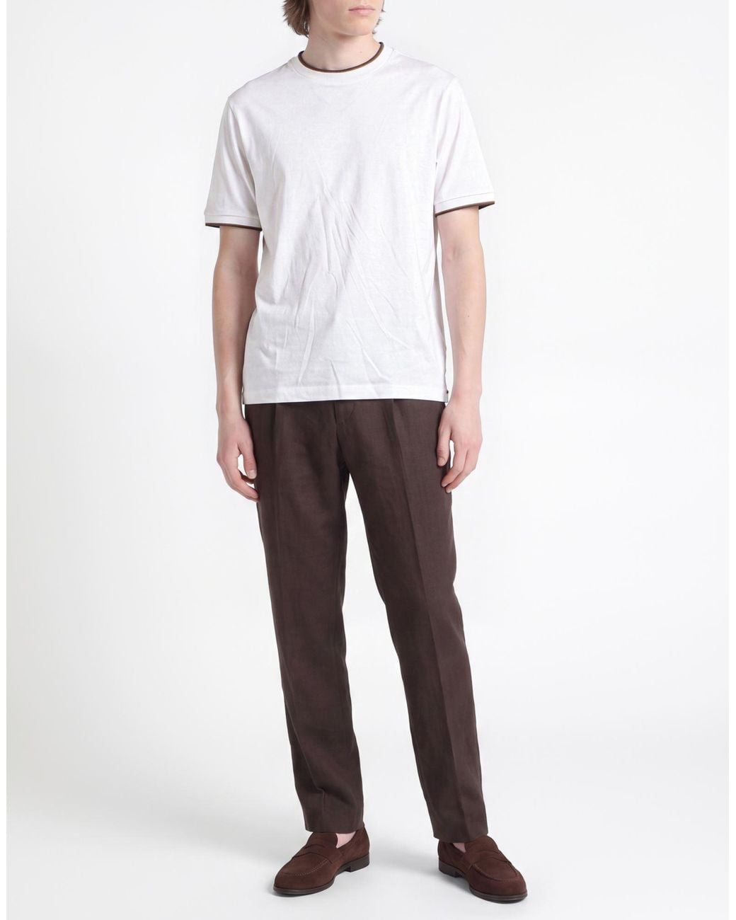 Paul & Shark White T-Shirt Cotton, Lyocell for men