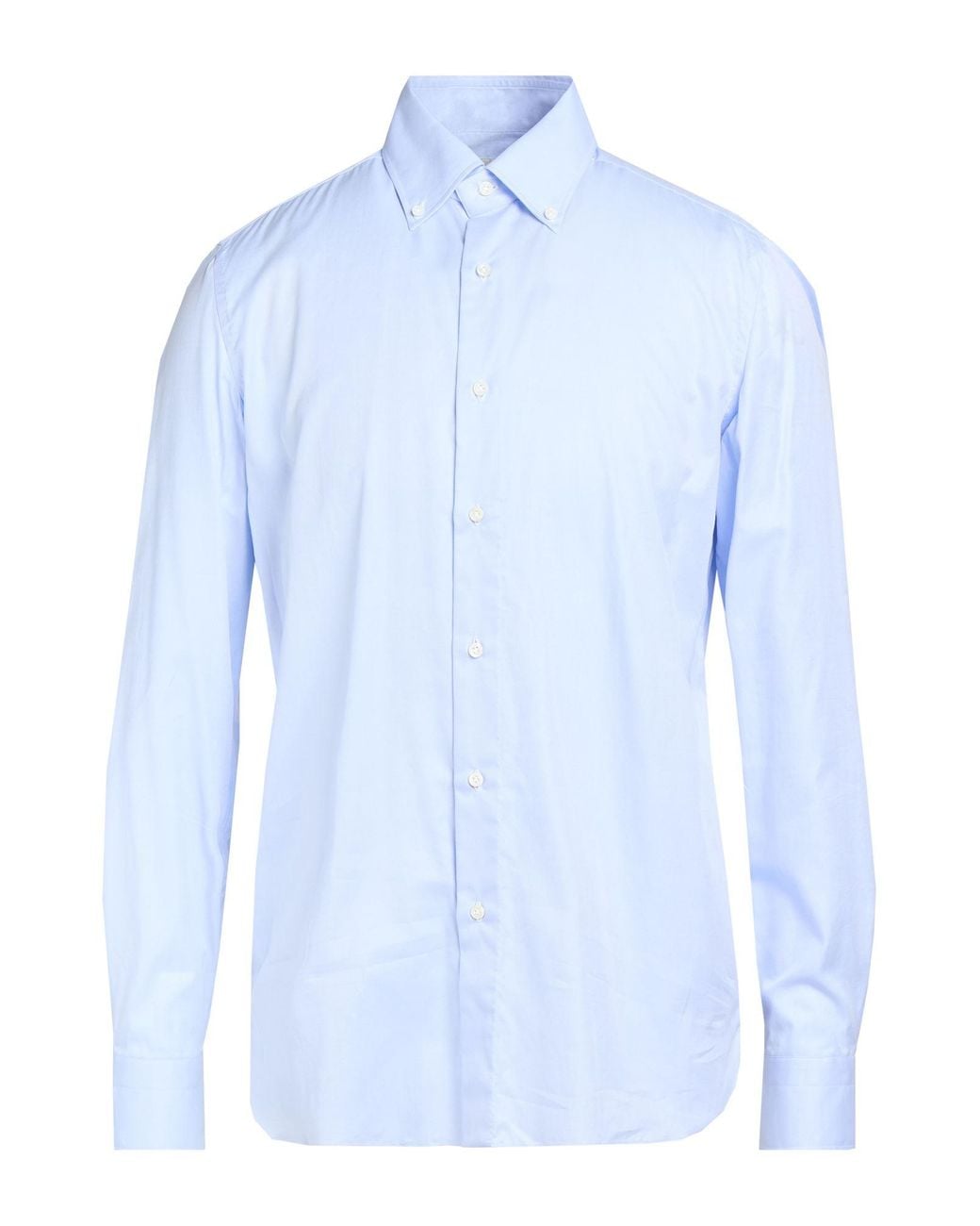 Luigi Borrelli Napoli Blue Shirt for men