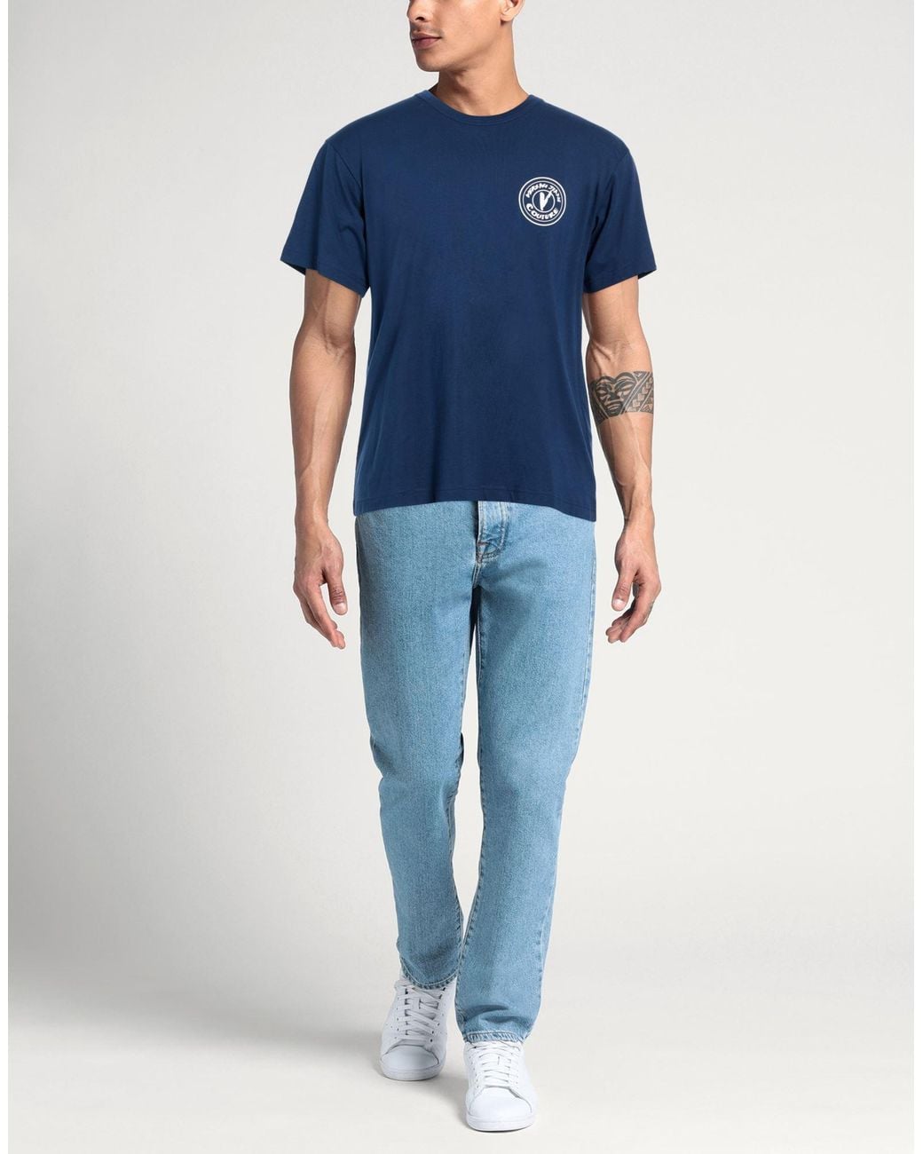 Versace Jeans Couture Blue T-Shirt for men