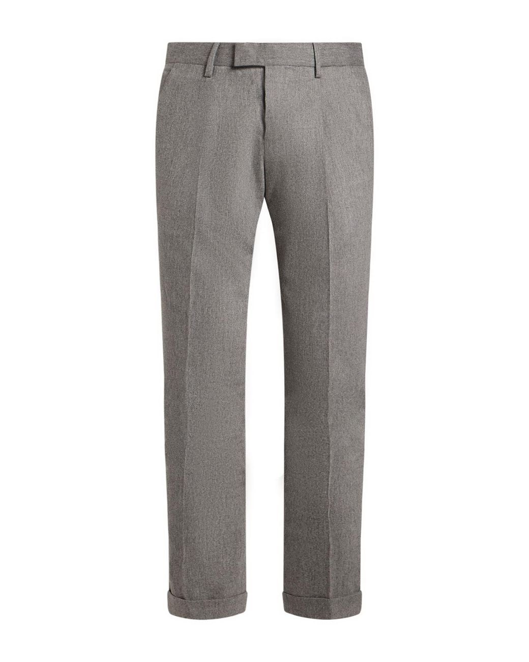PT Torino Gray Pants Virgin Wool, Elastane for men