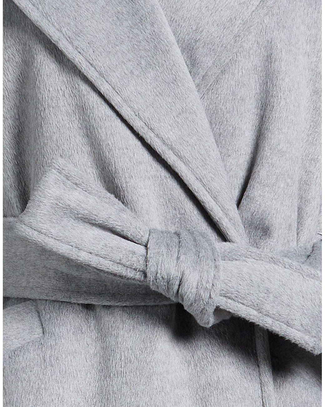 Please Gray Coat Polyester, Viscose