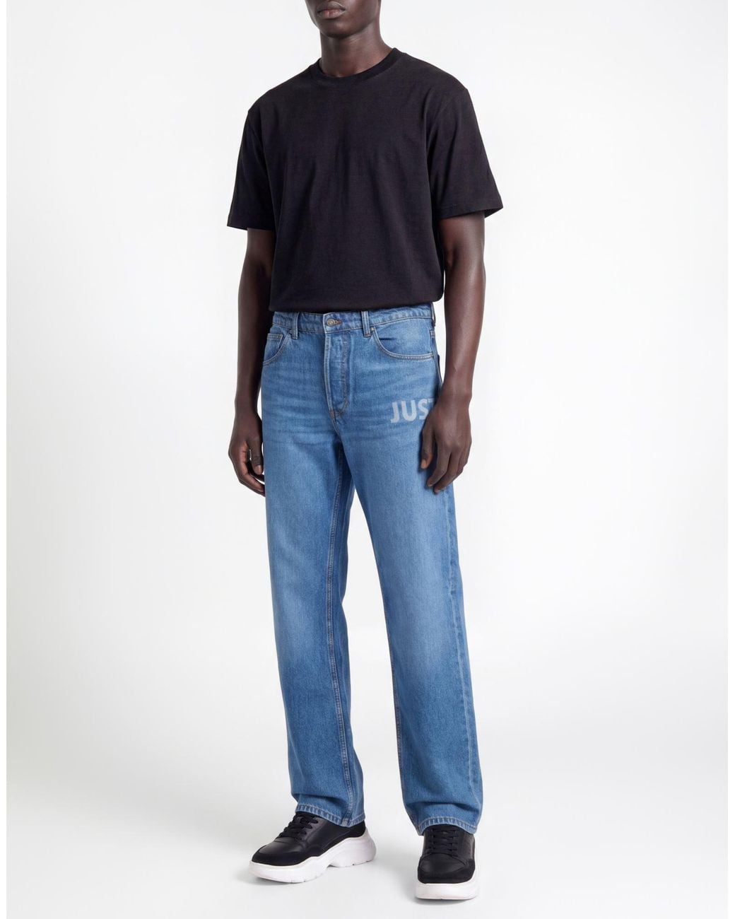 Just Cavalli Blue Jeans Cotton for men