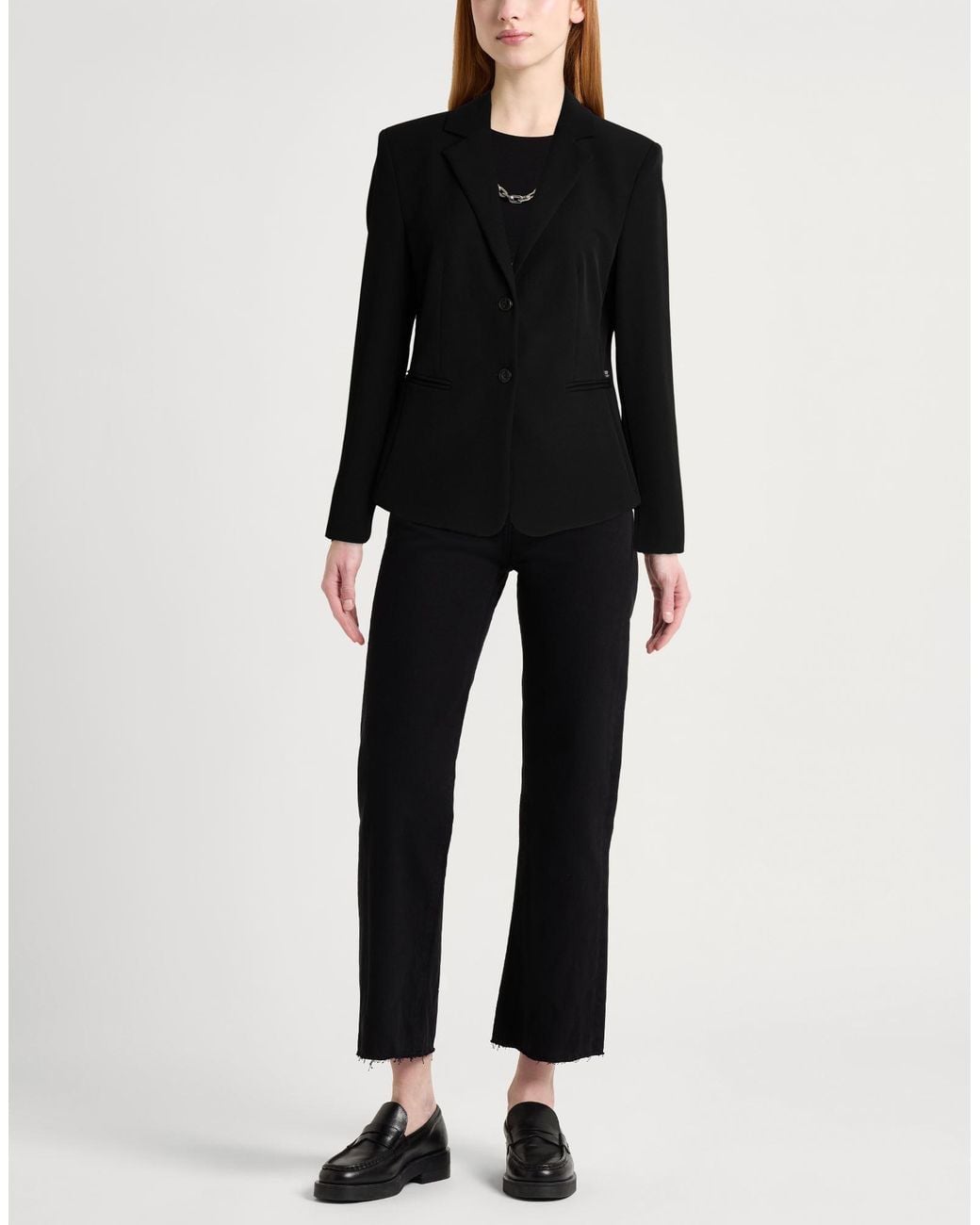HUGO Black Blazer Polyester, Elastane