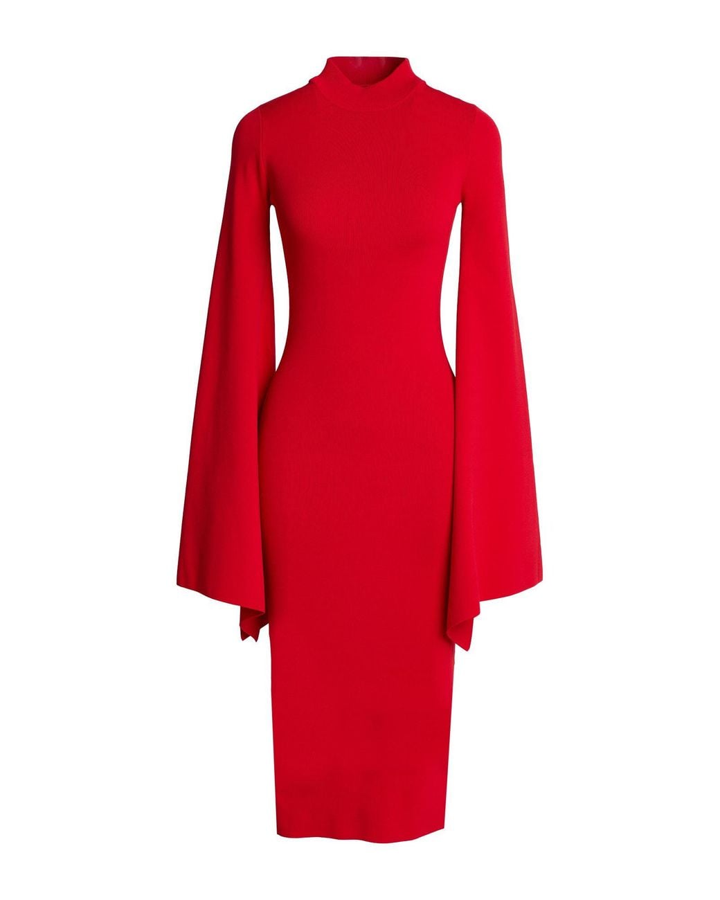 Solace London Red Midi Dress