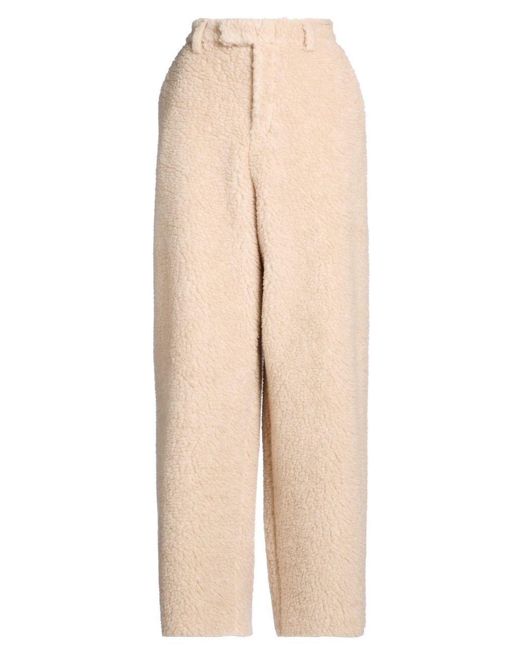 GIUSEPPE DI MORABITO Natural Pants Polyester, Virgin Wool