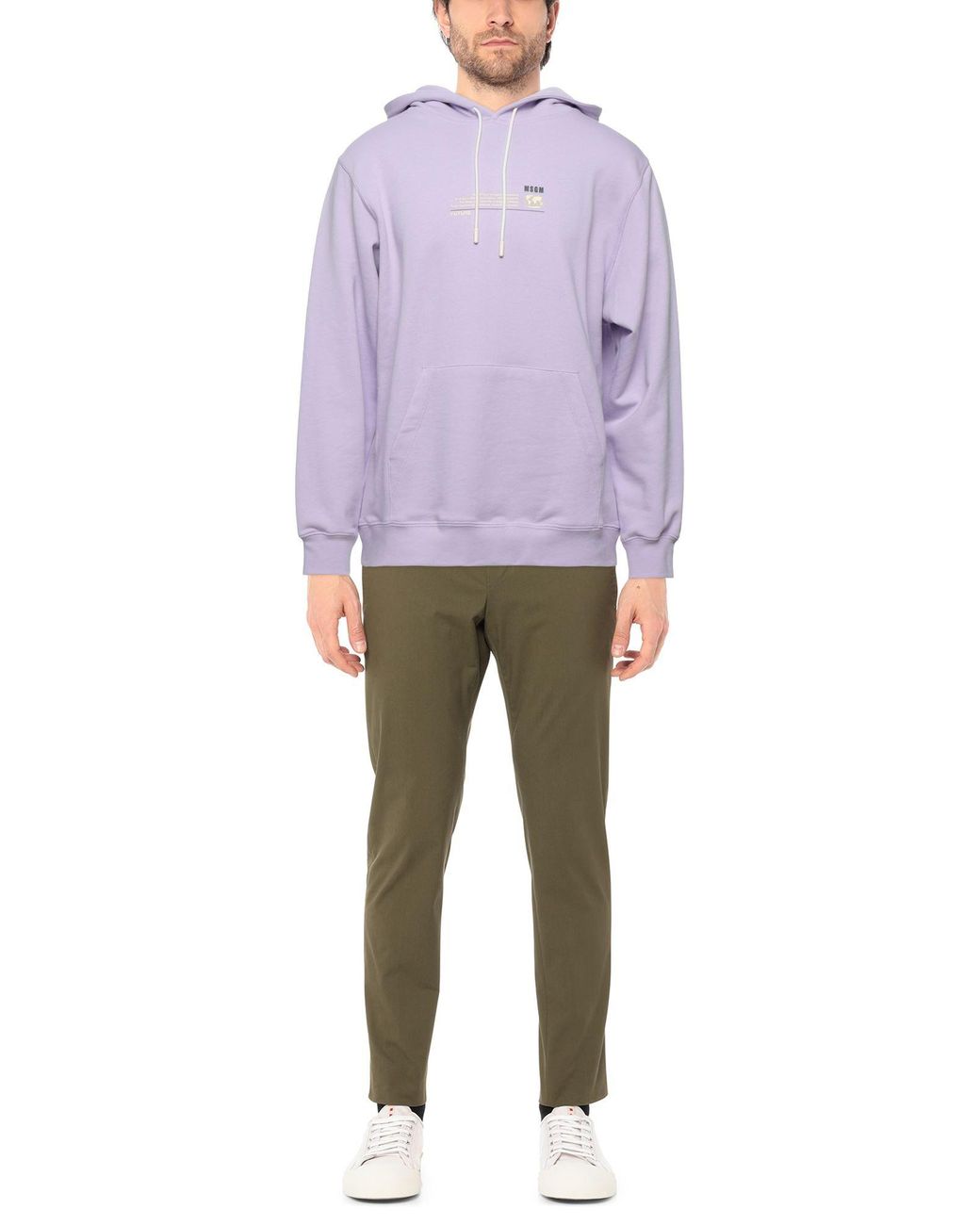 MSGM Purple Sweatshirt for men