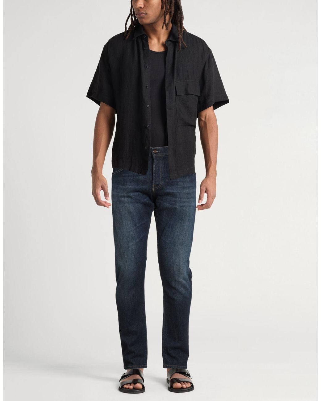 PT Torino Blue Jeans Cotton, Elastane for men