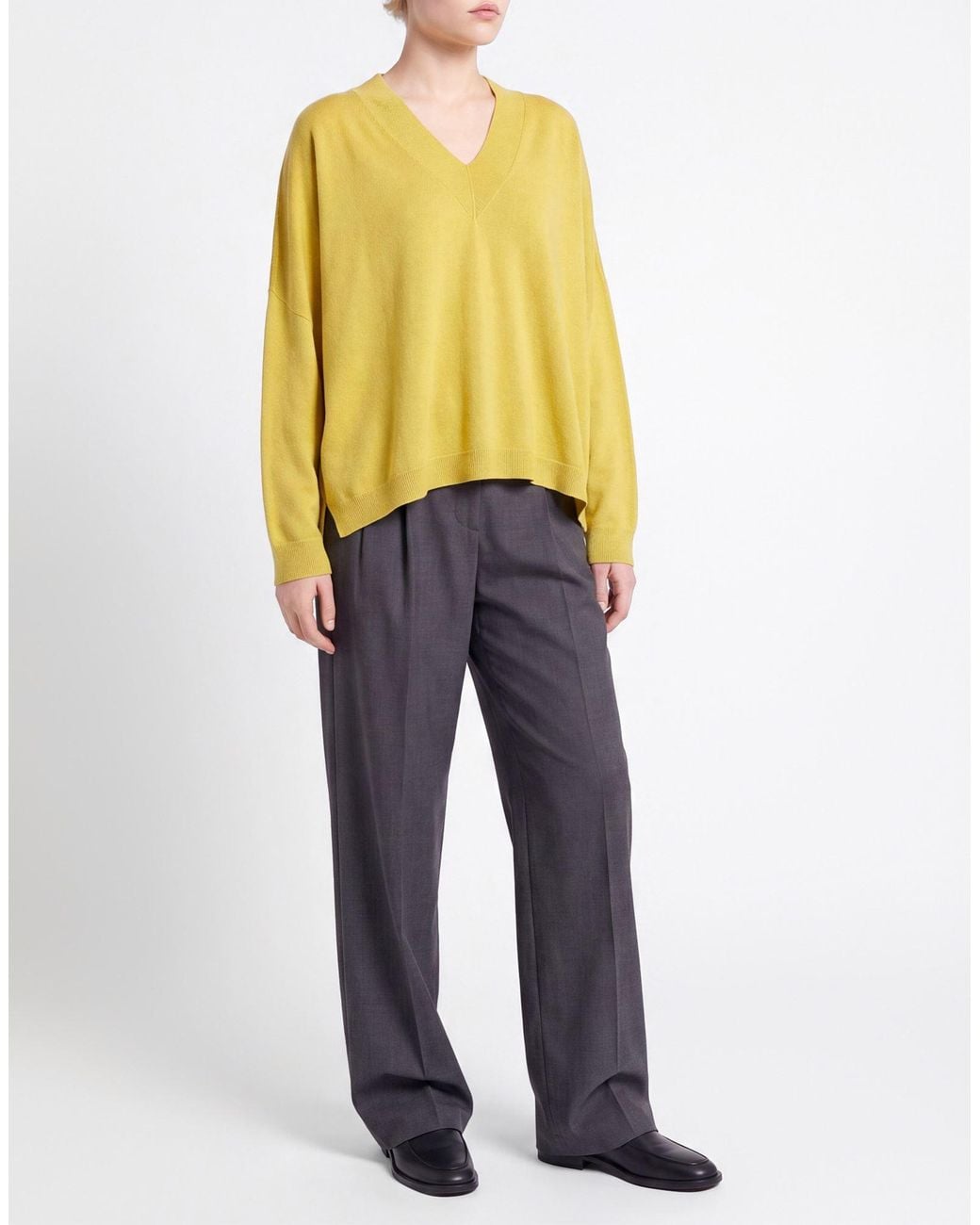 Manila Grace Yellow Sweater Viscose, Polyester, Polyamide