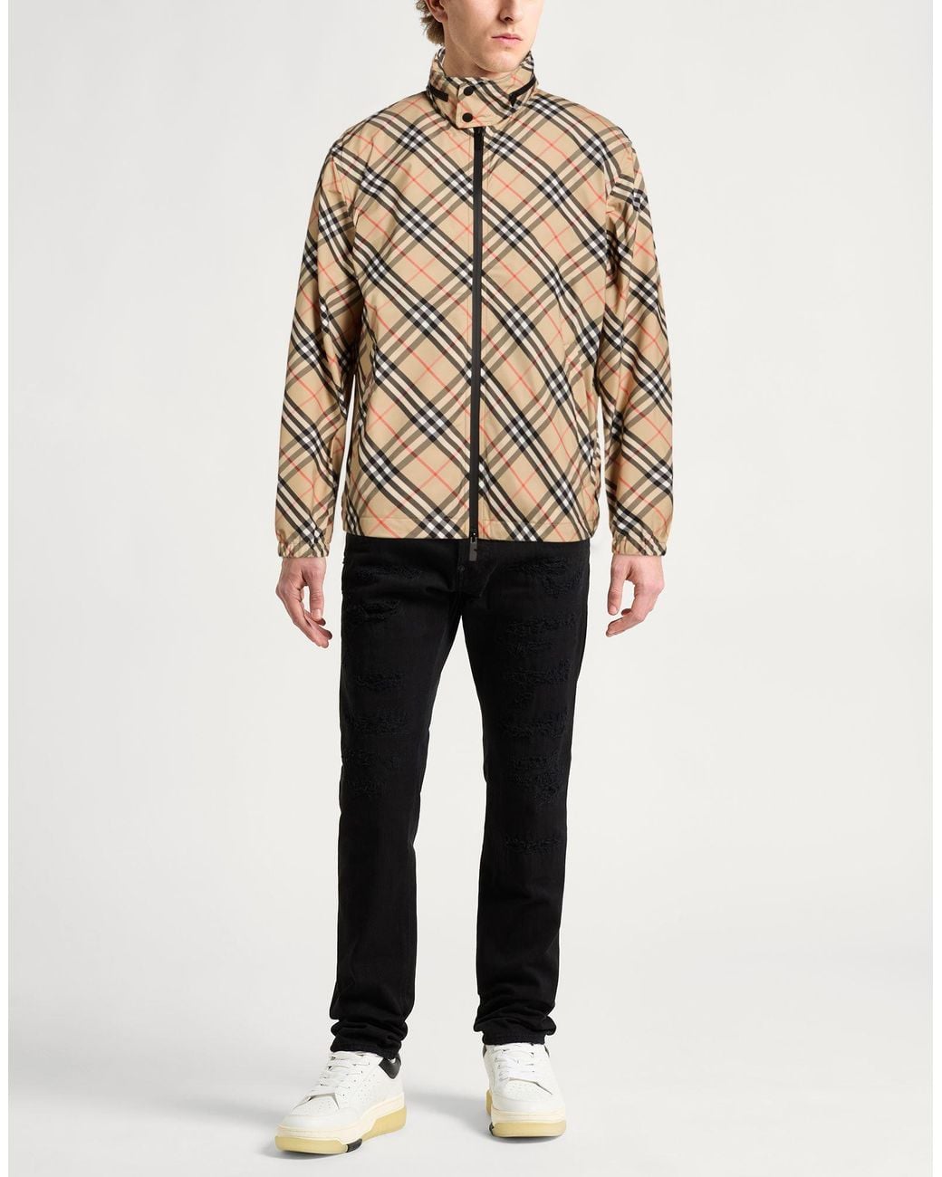 Burberry Natural Jacket Polyester for men