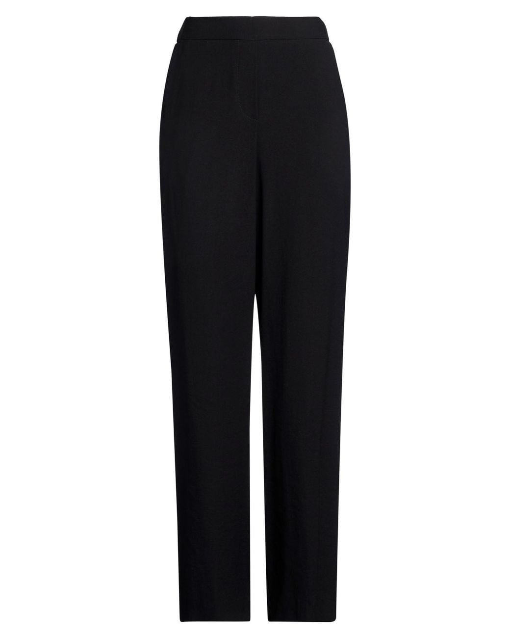 RUE DU BAC Black Pants Cotton, Viscose