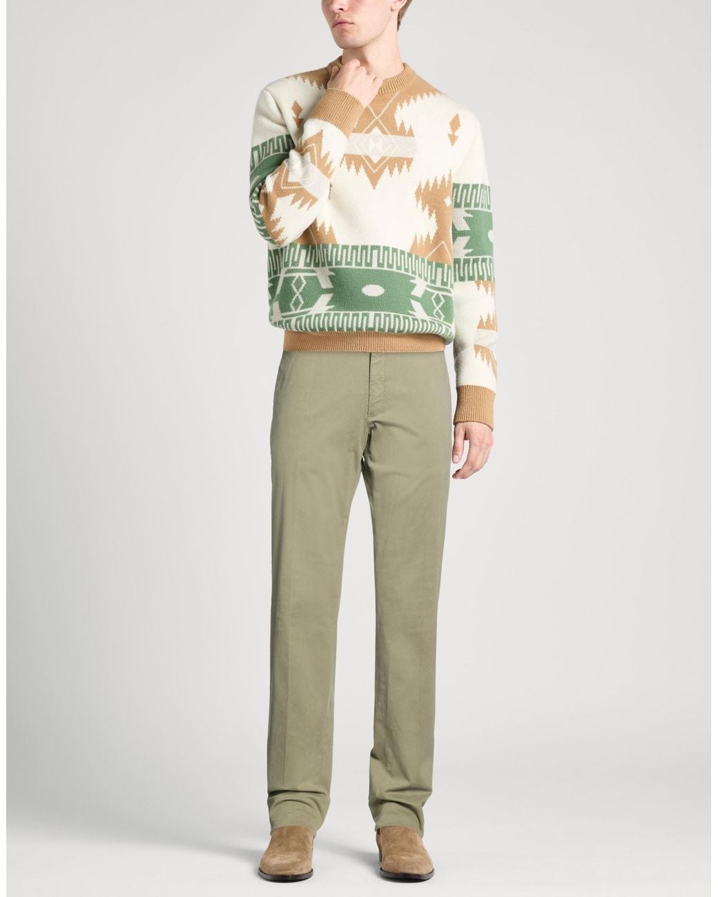 Incotex Green Pants for men